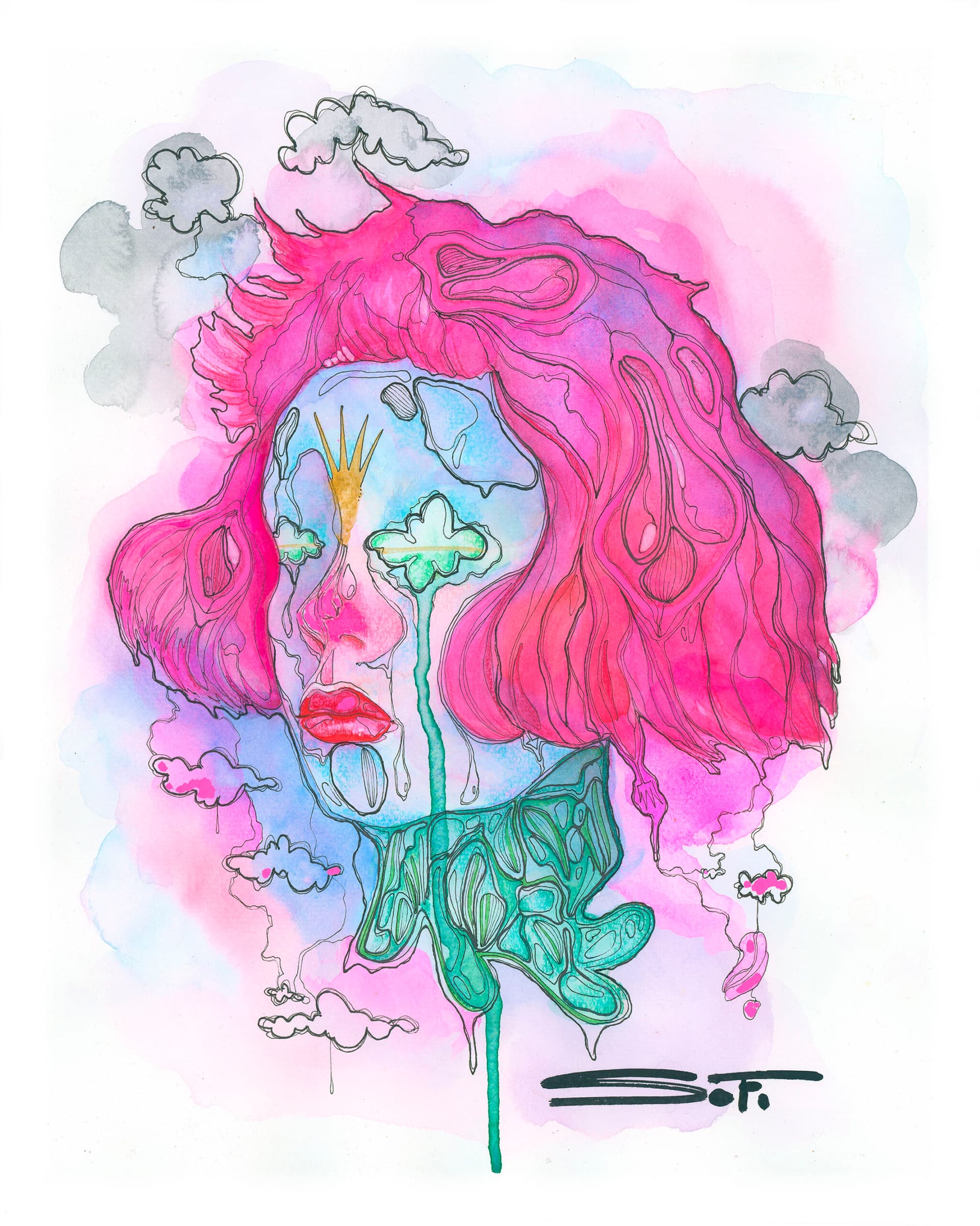 Quand ma tête côtoie les nuages