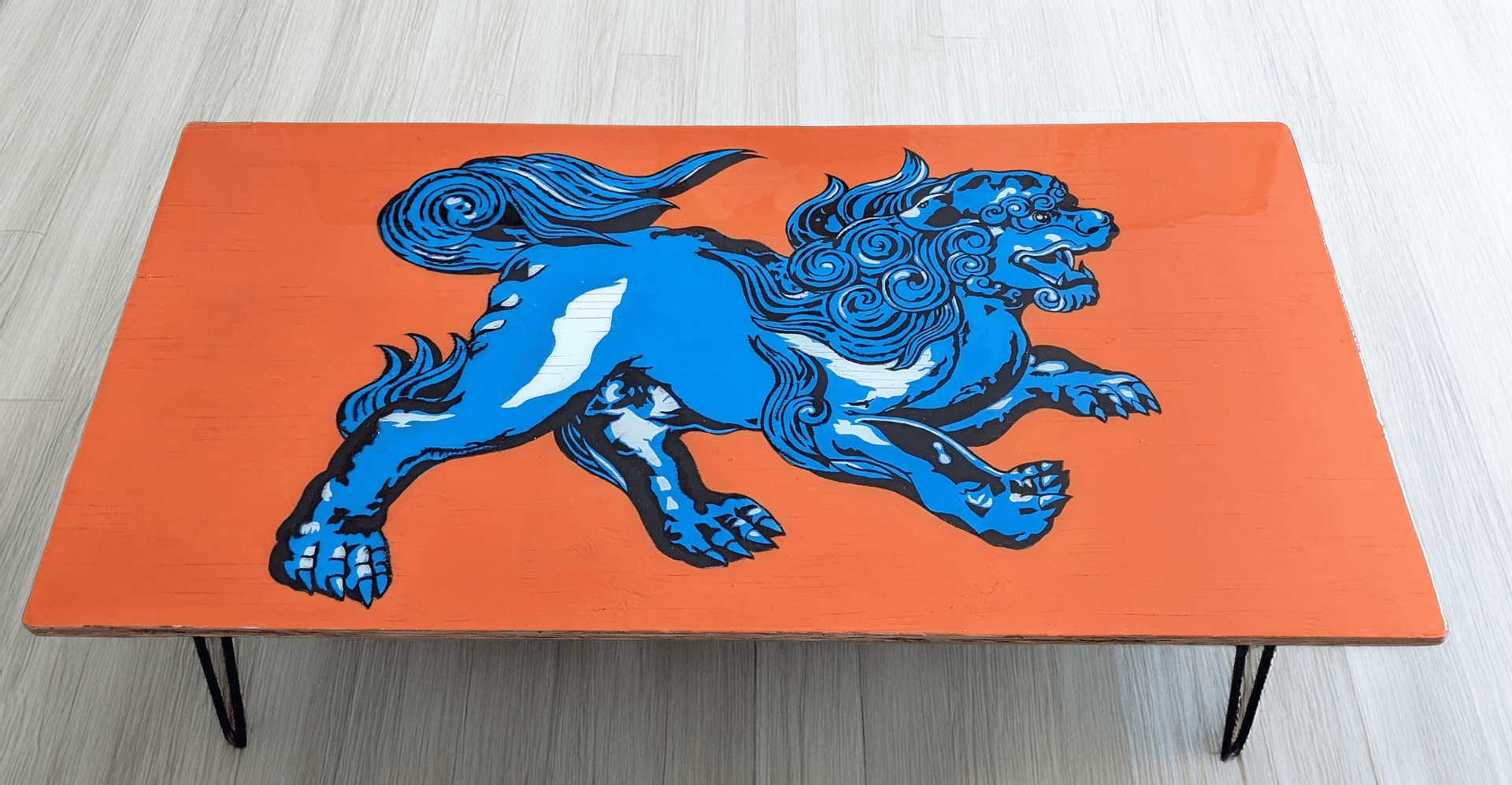Table Basse Lion Gardien Chinois  ������