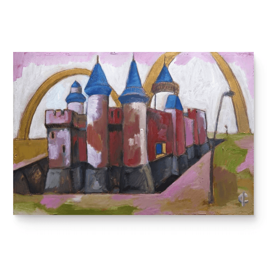 Château sur fond blanc