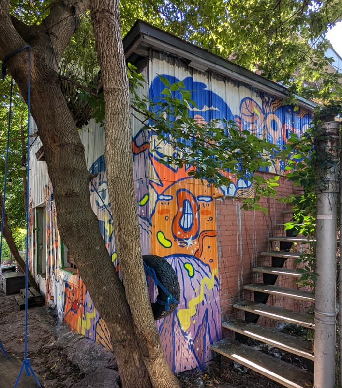 Astro for the 2024 edition of Canettes de ruelle (detail)