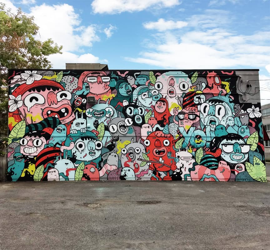 Astro mural in Verdun