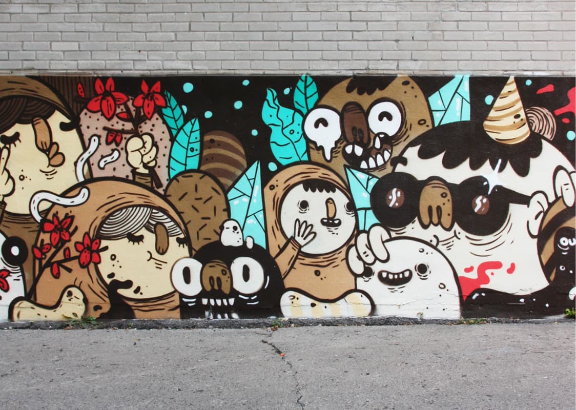 Astro in a Rosemont alley, detail