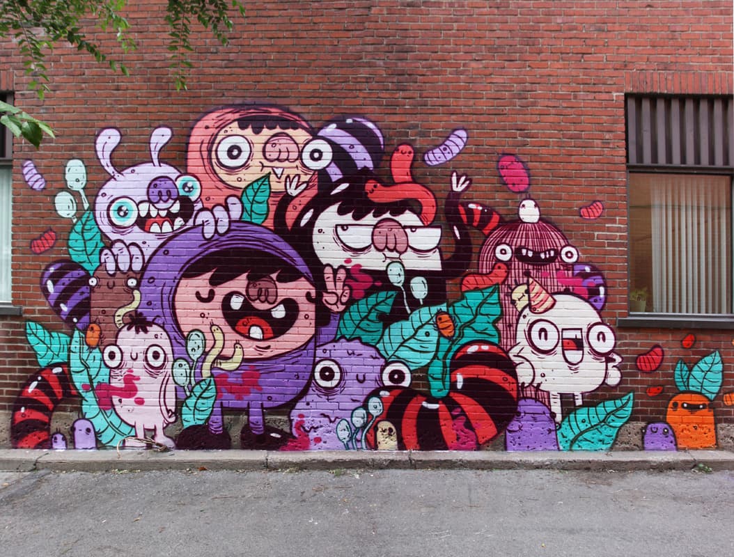 Astro in a Hochelaga alley (detail 1/3)