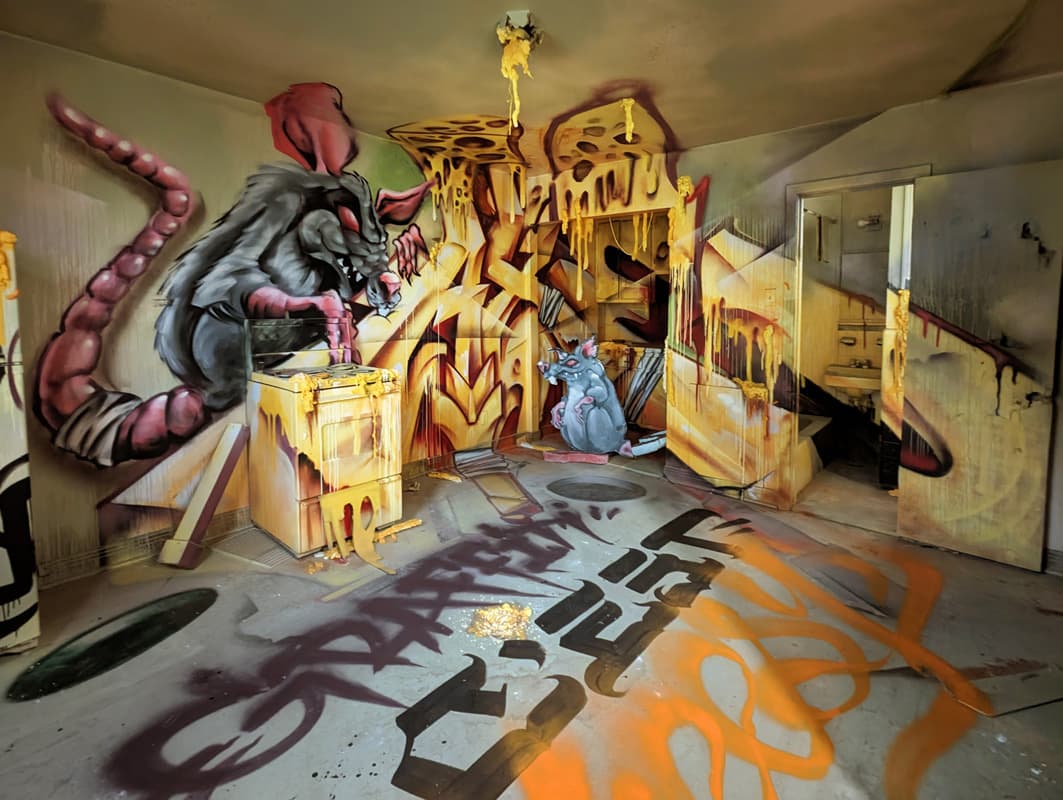 Axe Lalime for the Crack House Deluxe expo
