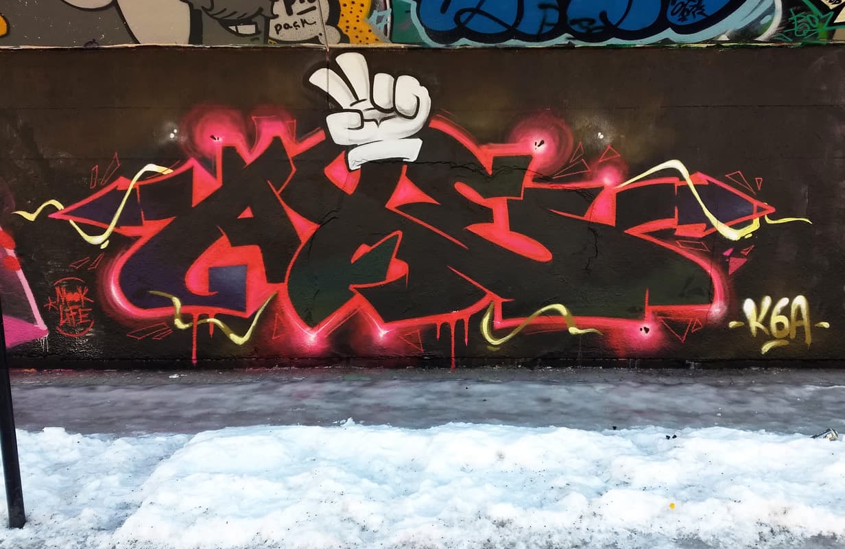 Axe at the PSC legal graffiti wall