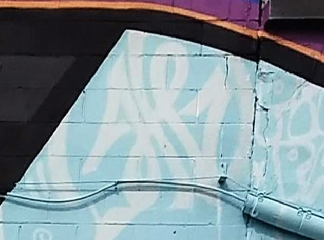 detail of the Scan You Rock tribute wall to Scaner showing Axe Lalime's name-piece part