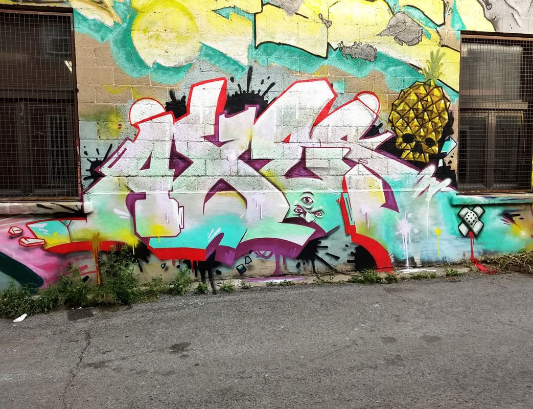 Axe in a Plateau alley