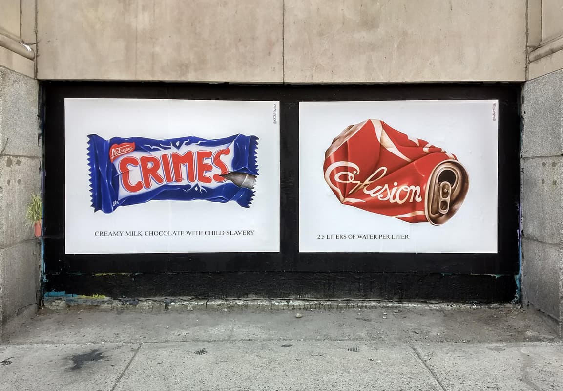 Posters by Kat for the 2018 edition of Under Pressure