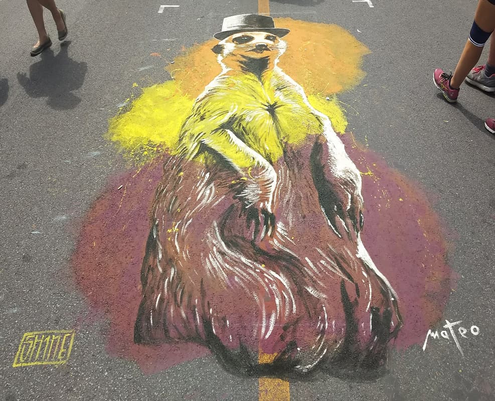 Mateo and Shine for the Ru street festival on Mont-Royal