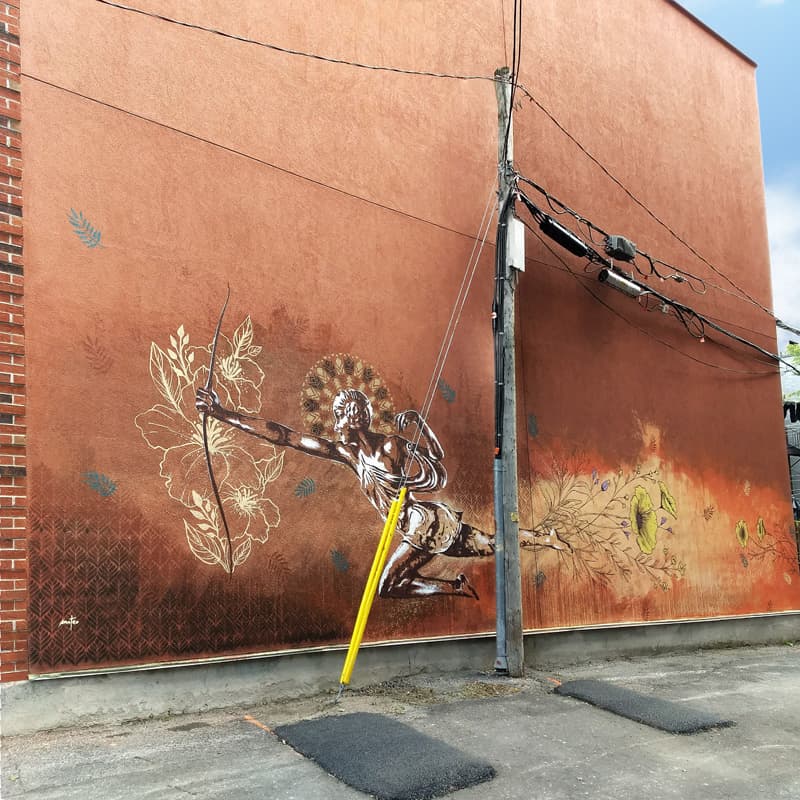Mateo mural in Villeray