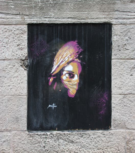 Mateo stencil in Mile End