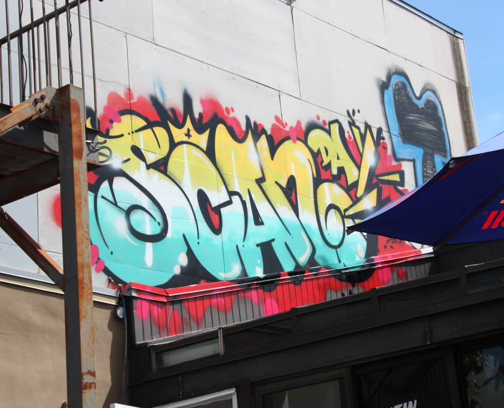 Scaner piece above LNDMRK offices