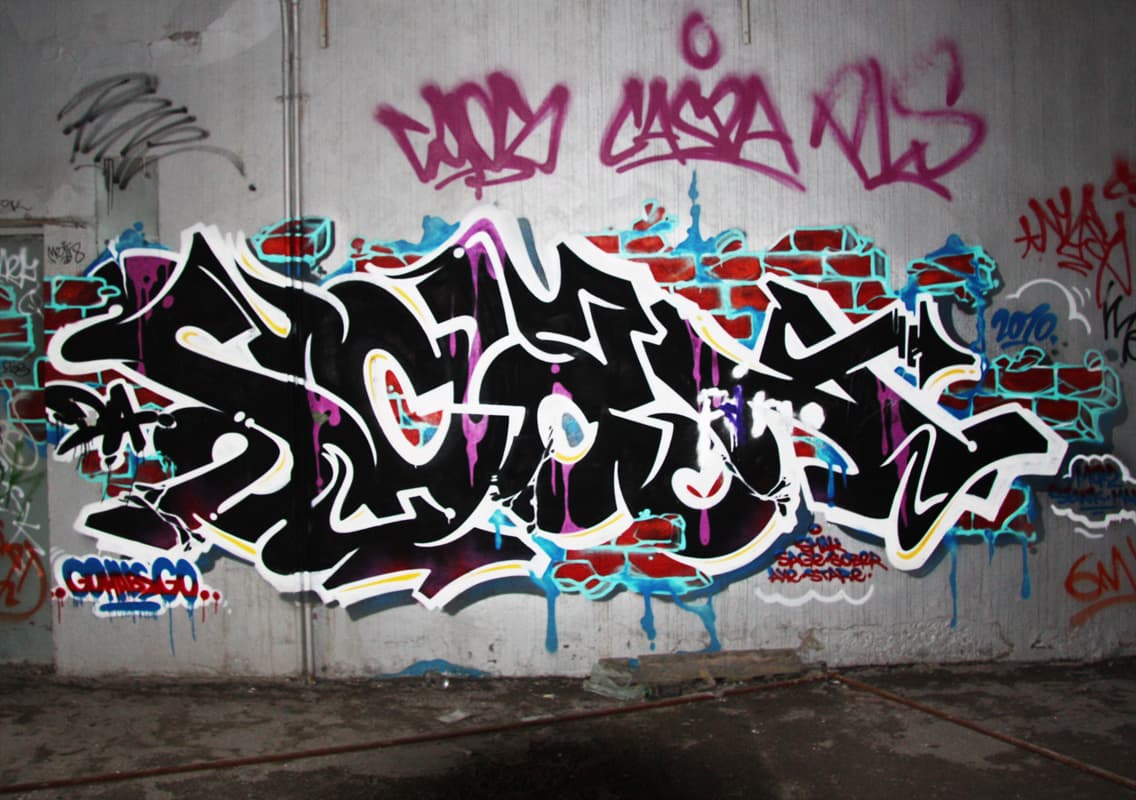 Scaner inside abandoned building