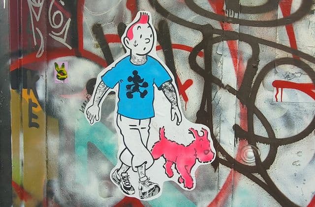 Tintin à Montréal par Mistake Project