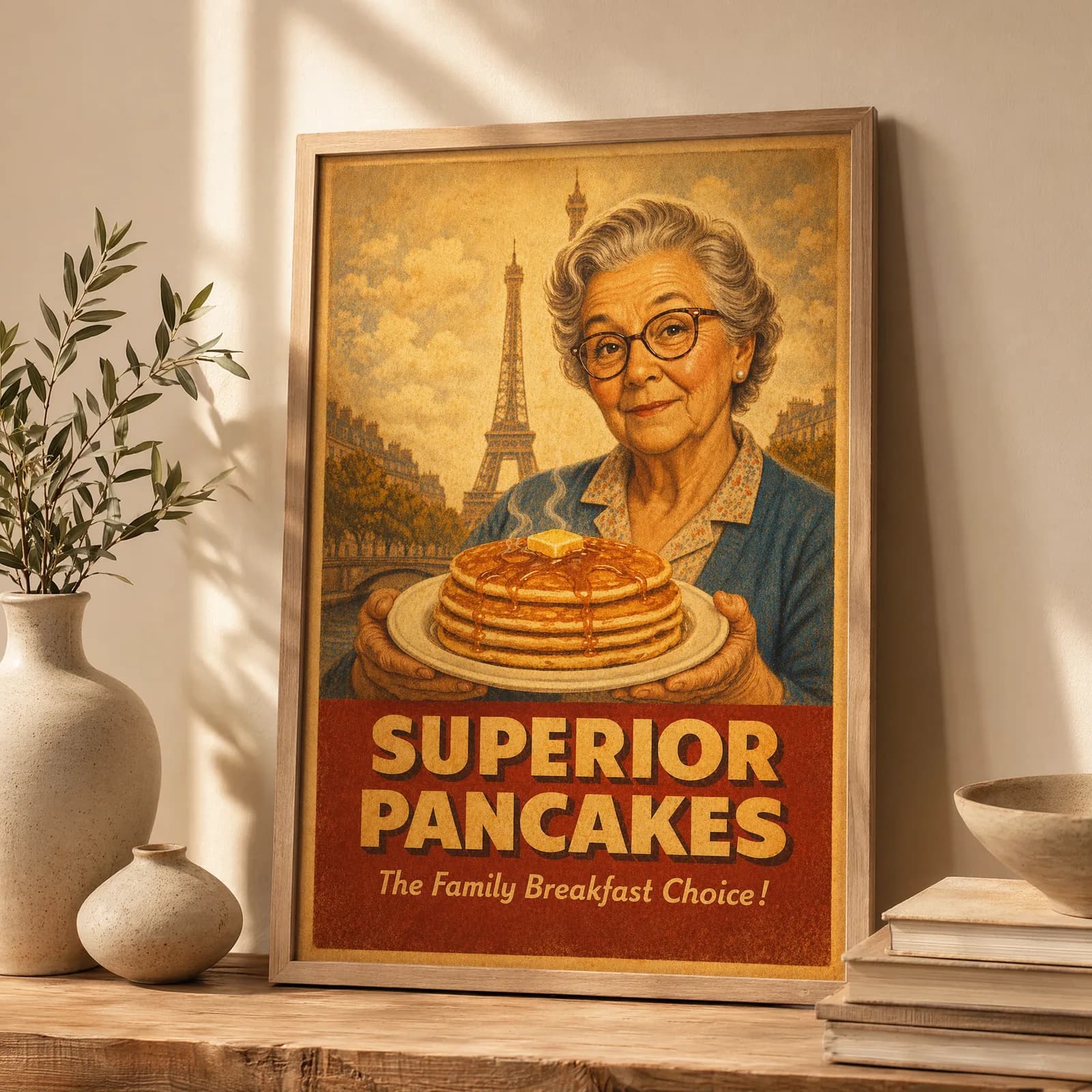 Personalized artwork in Vintage style