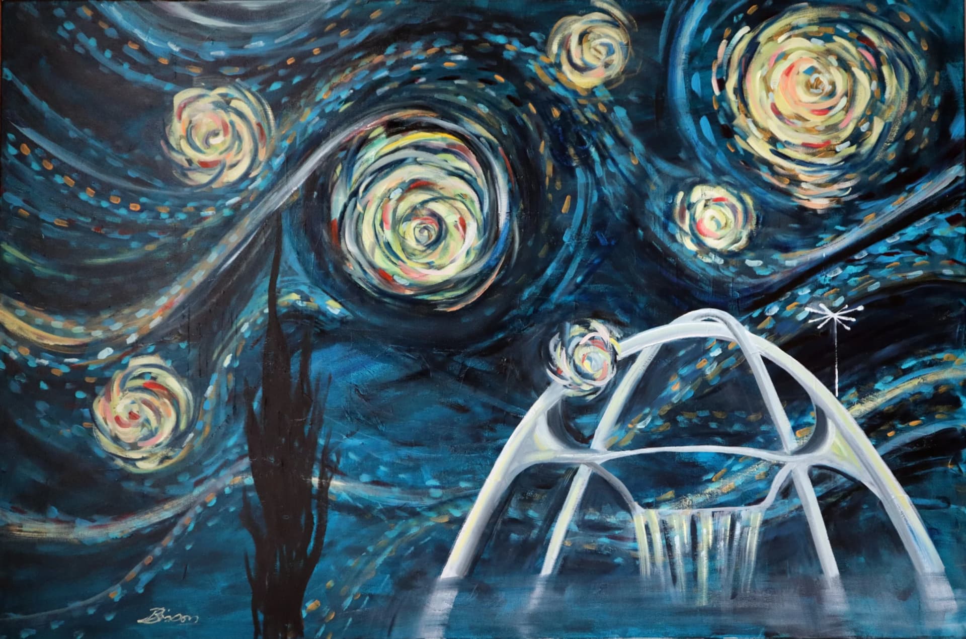 LAX starry night