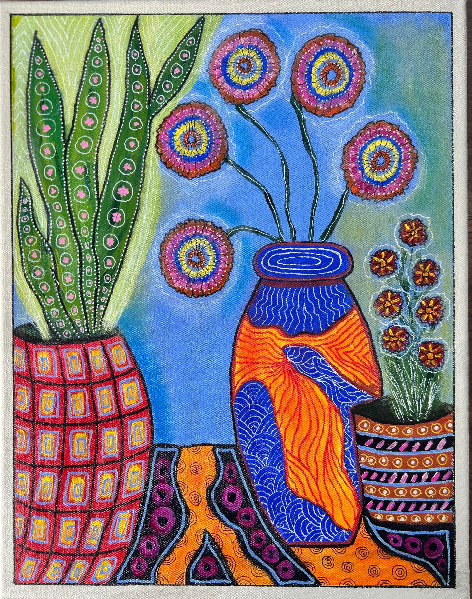 Le vase bleu