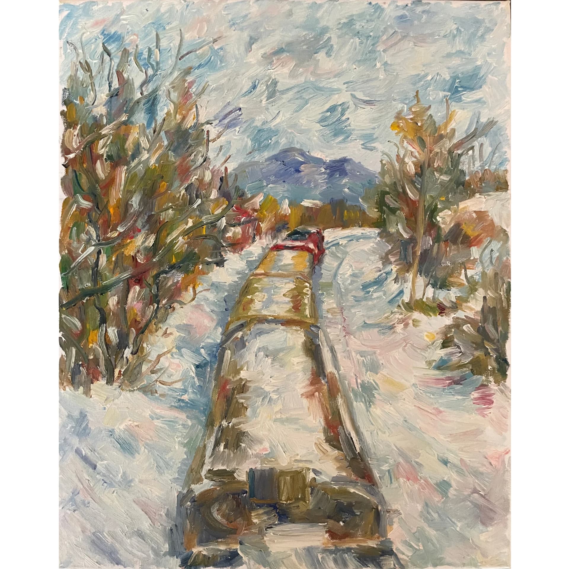 Train en hiver, Sherbrooke
