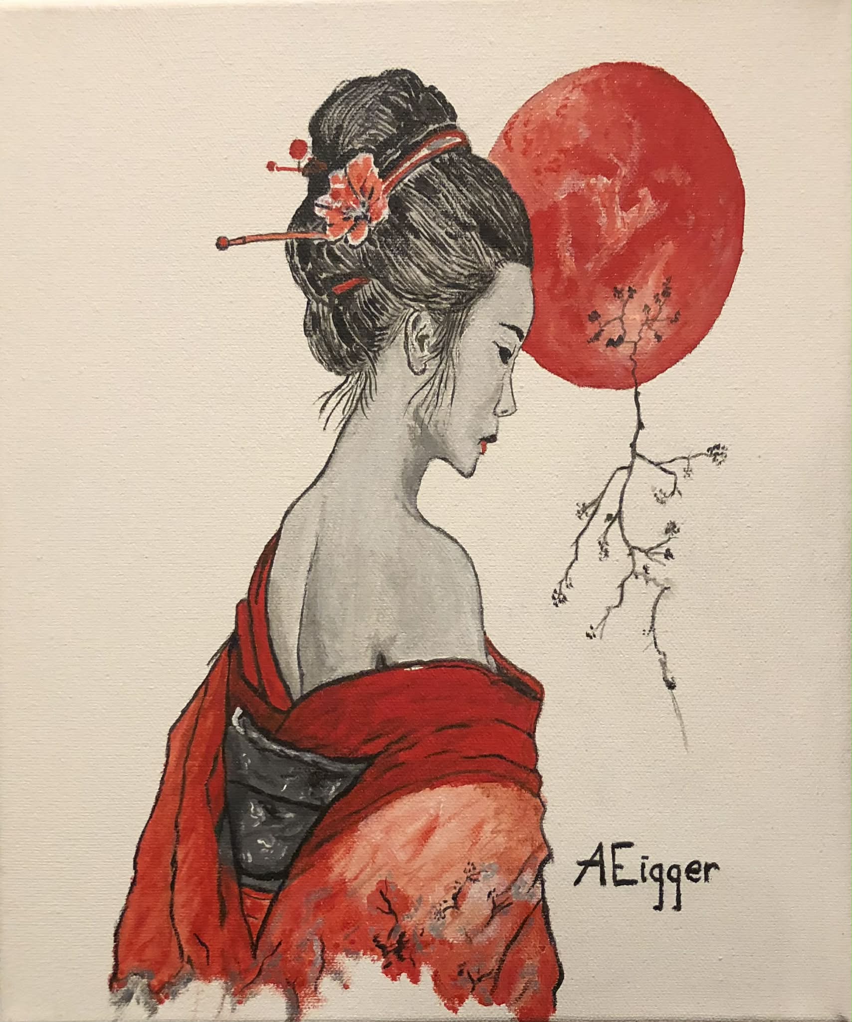 La Geisha solitaire