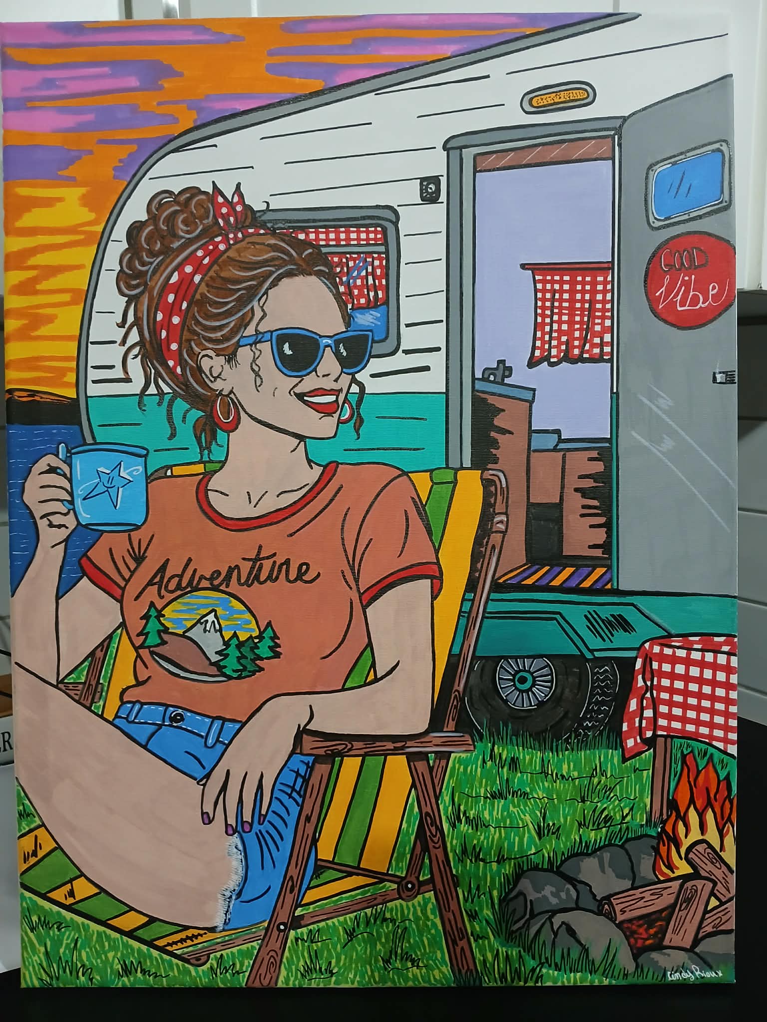 La fille du camping