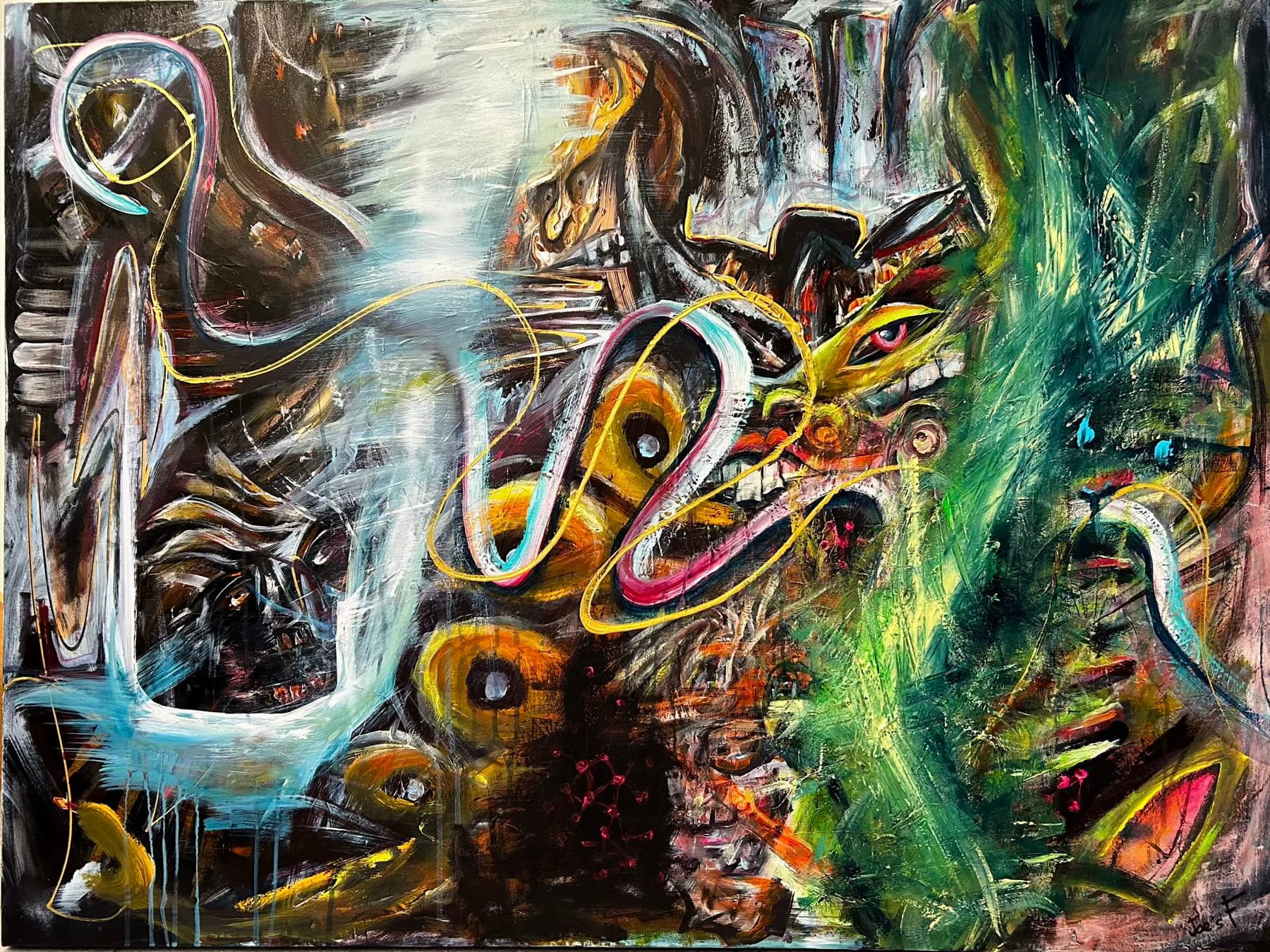 Dragon, démons et chat