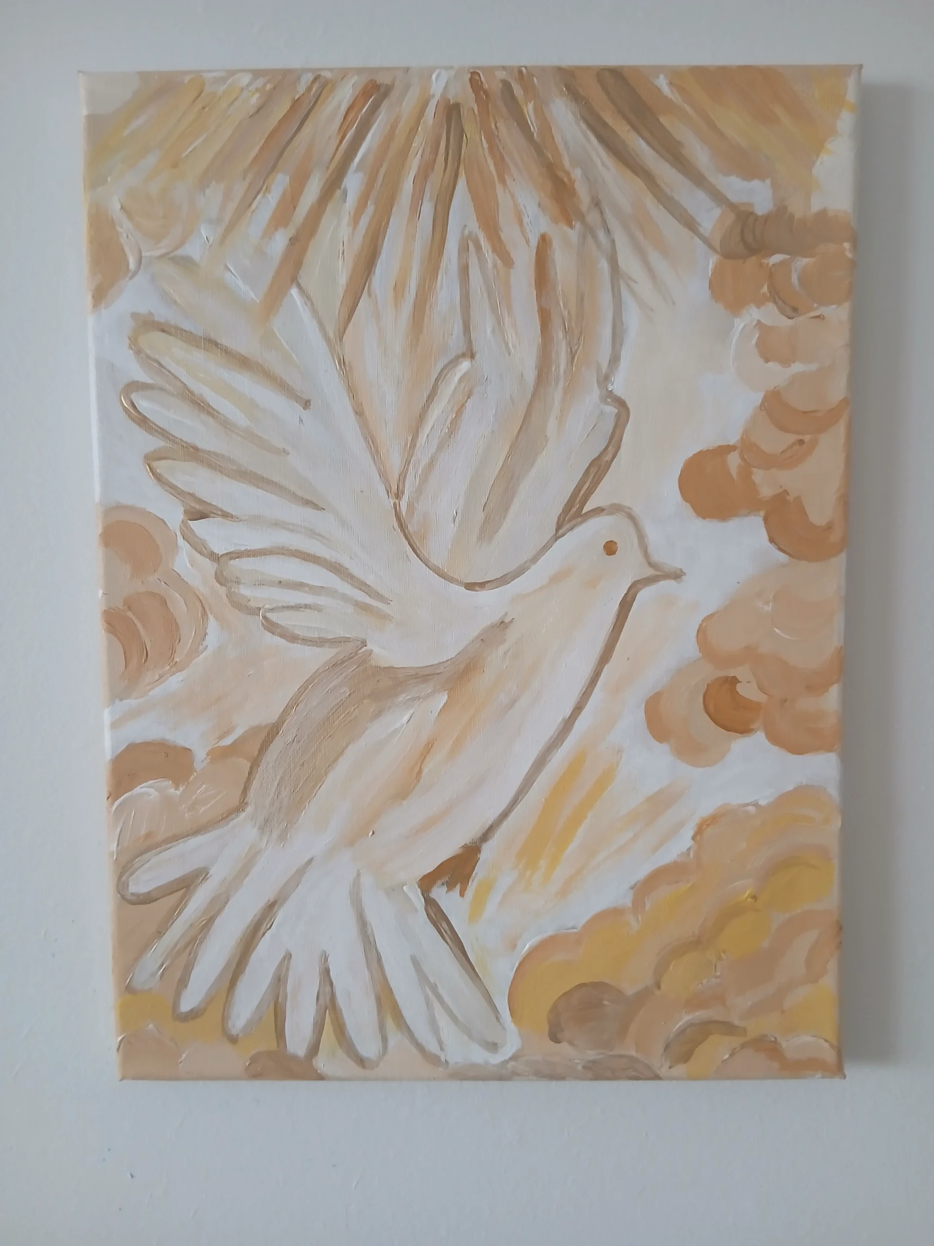 Under his wings