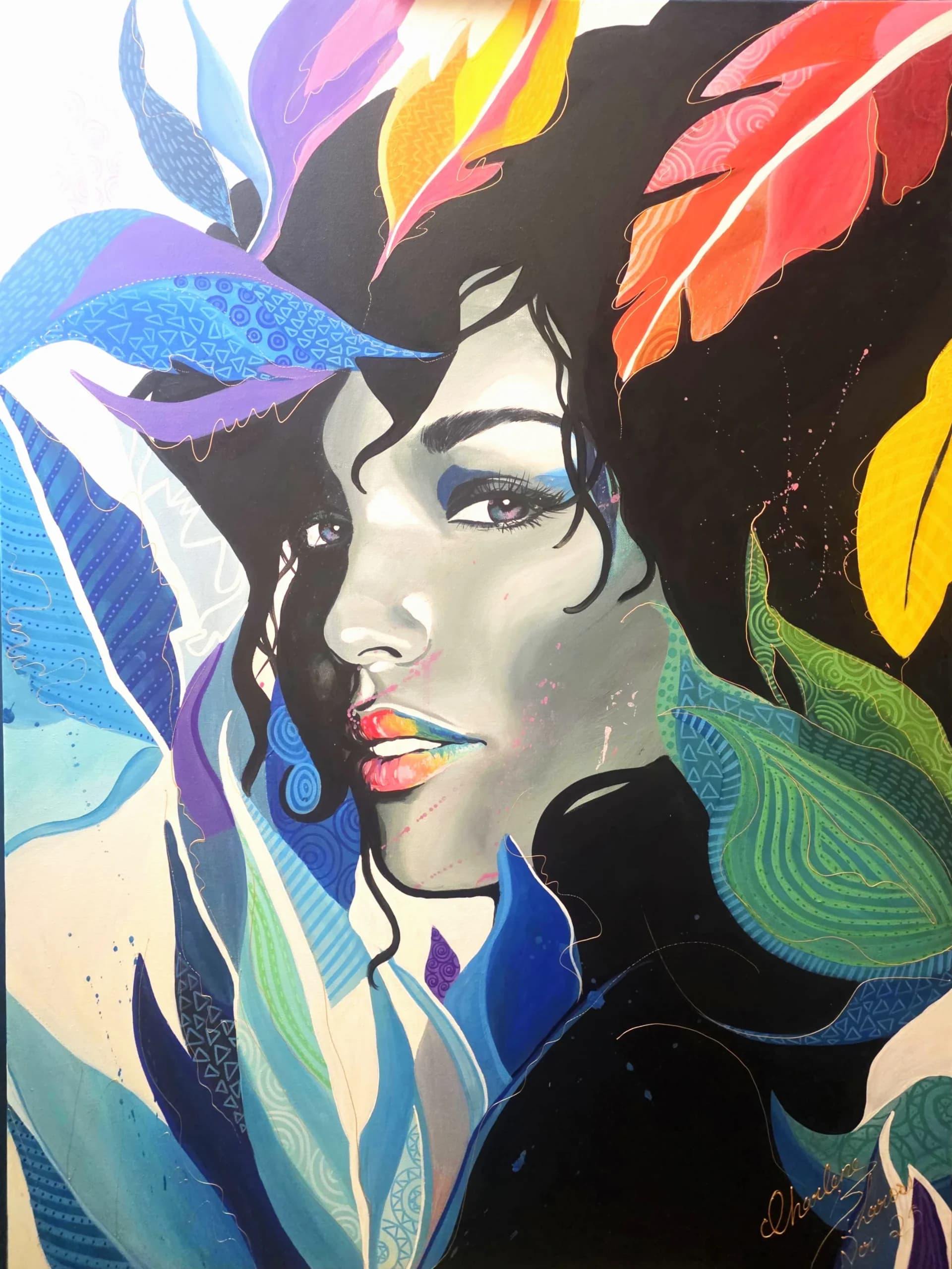 When Color Flows Through Her