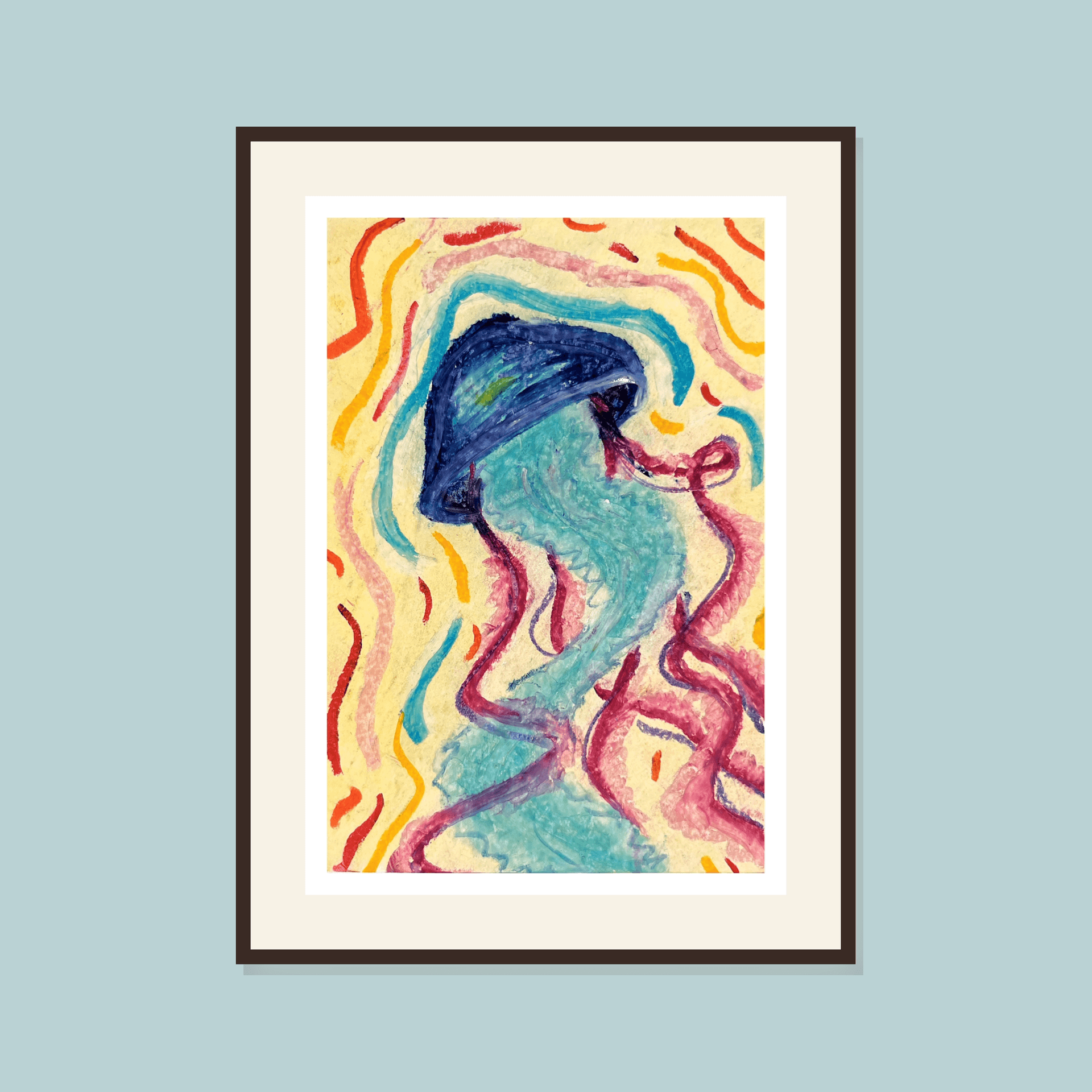 5/31 Le nageur coloré