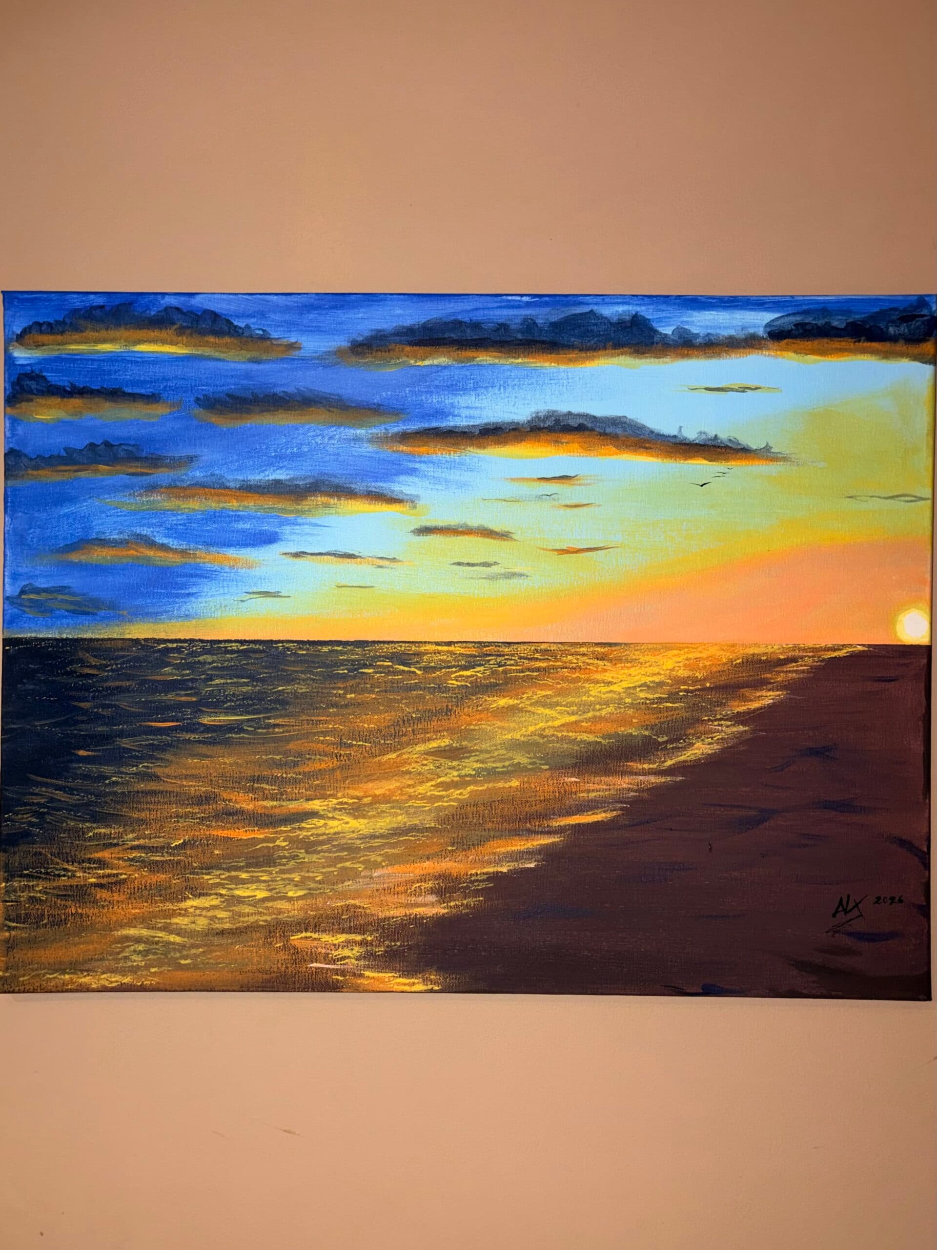Sunset on the beach