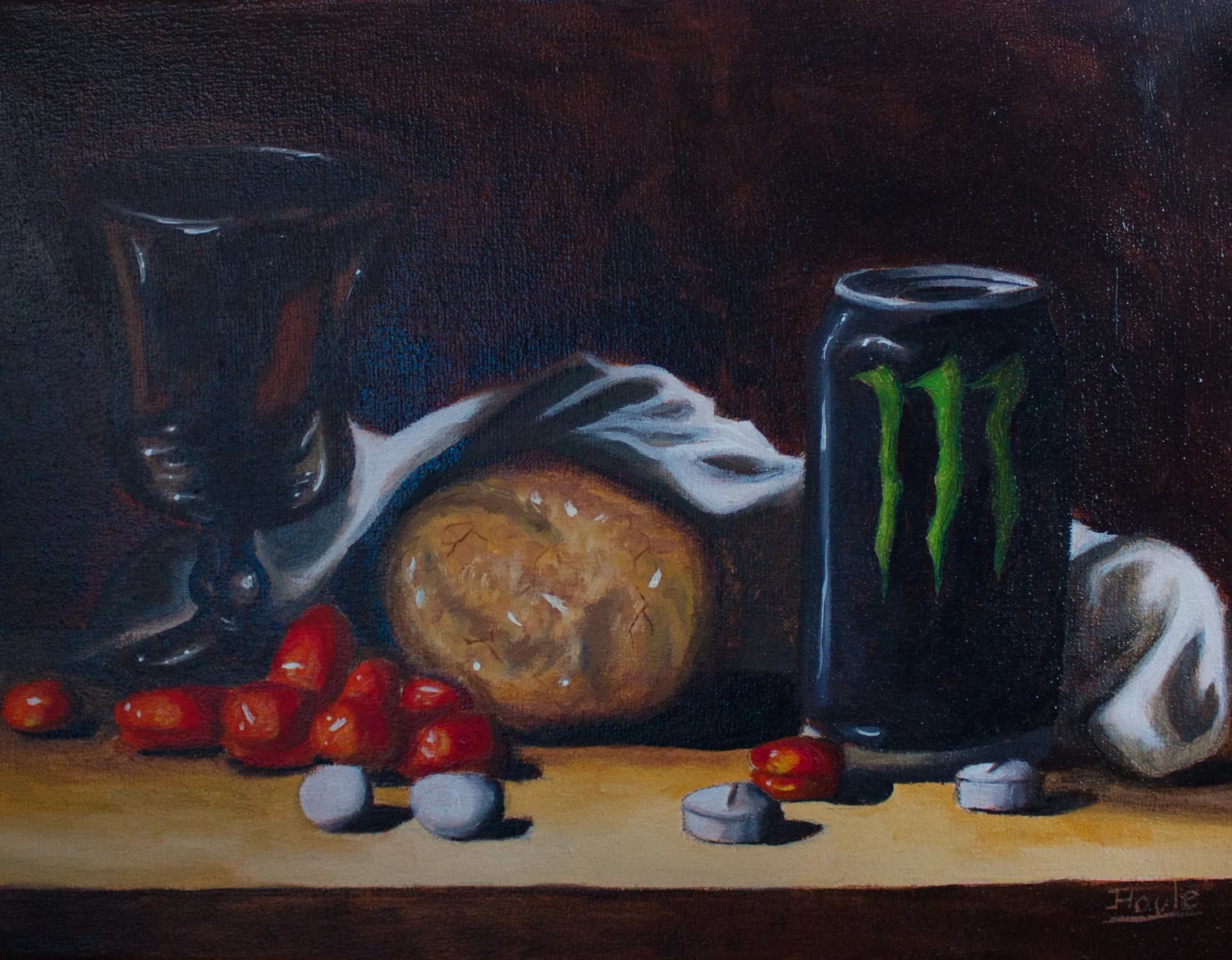 Nature morte avec un monstre