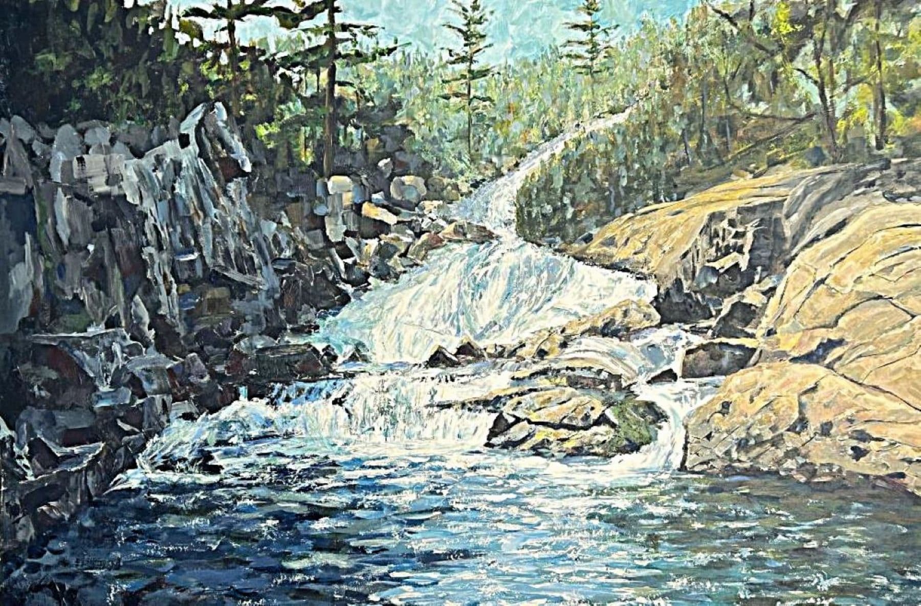 Georgian Bay Waterfall