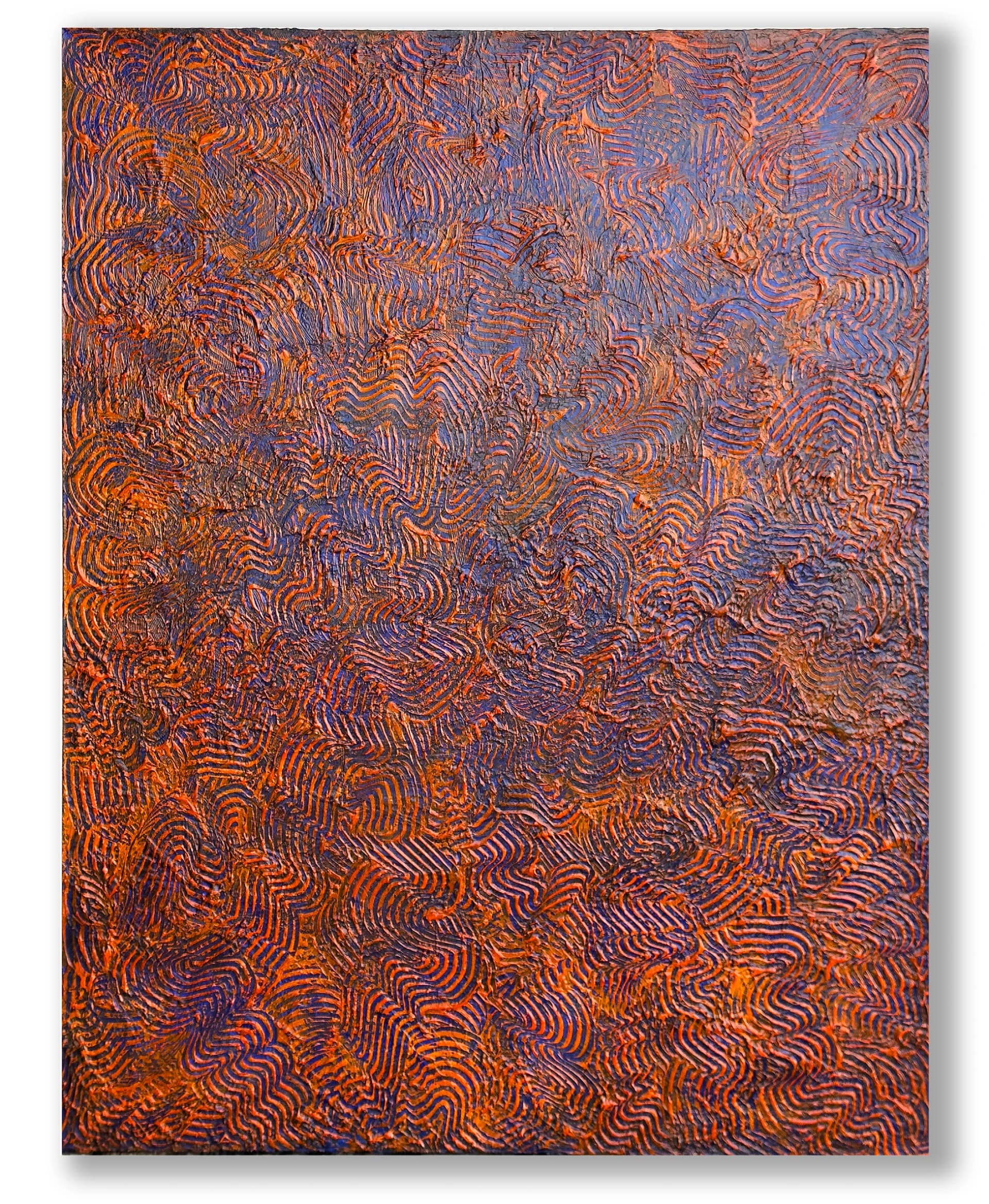 Crocodile orange bleue