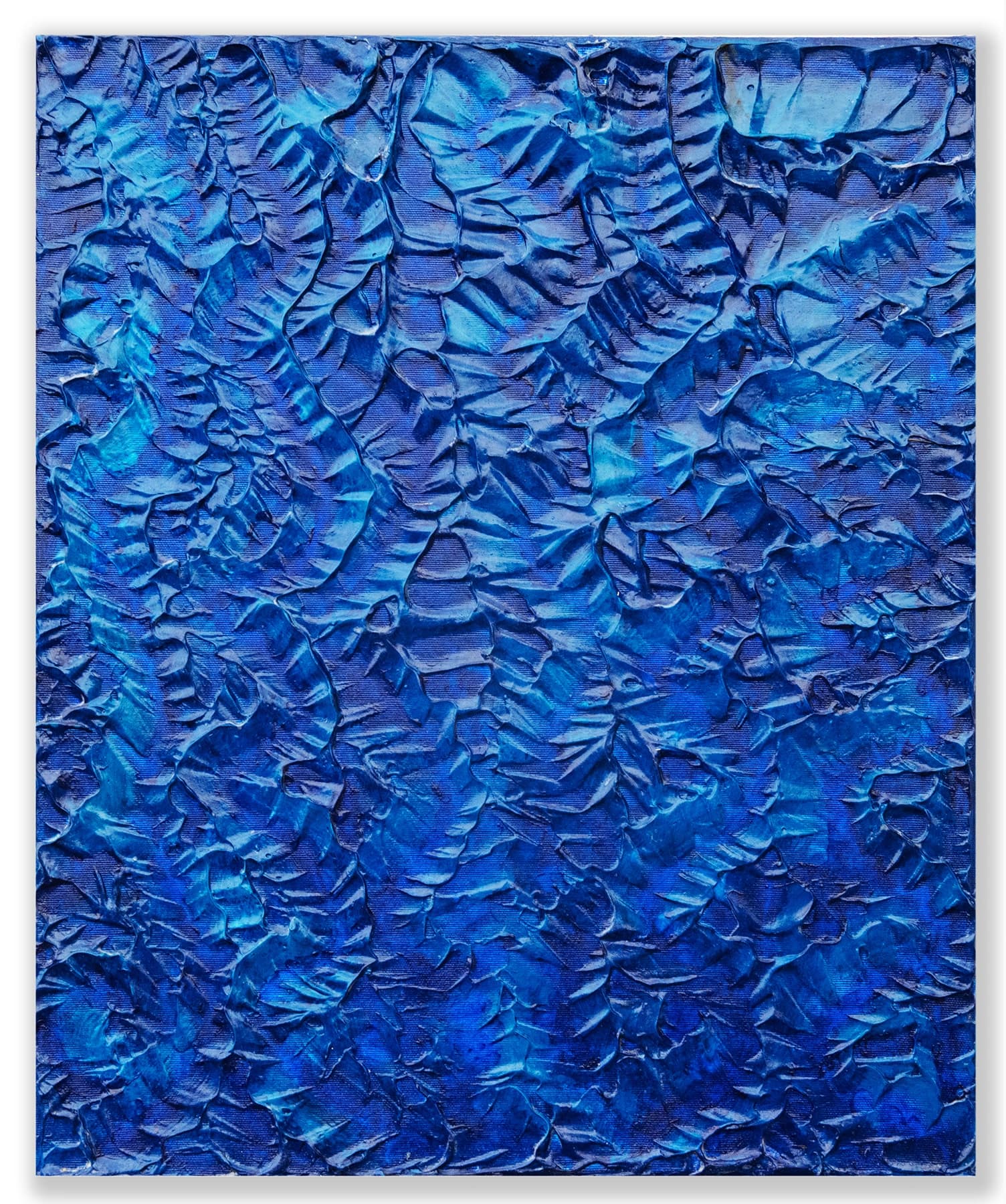 Blue fleece crocodile