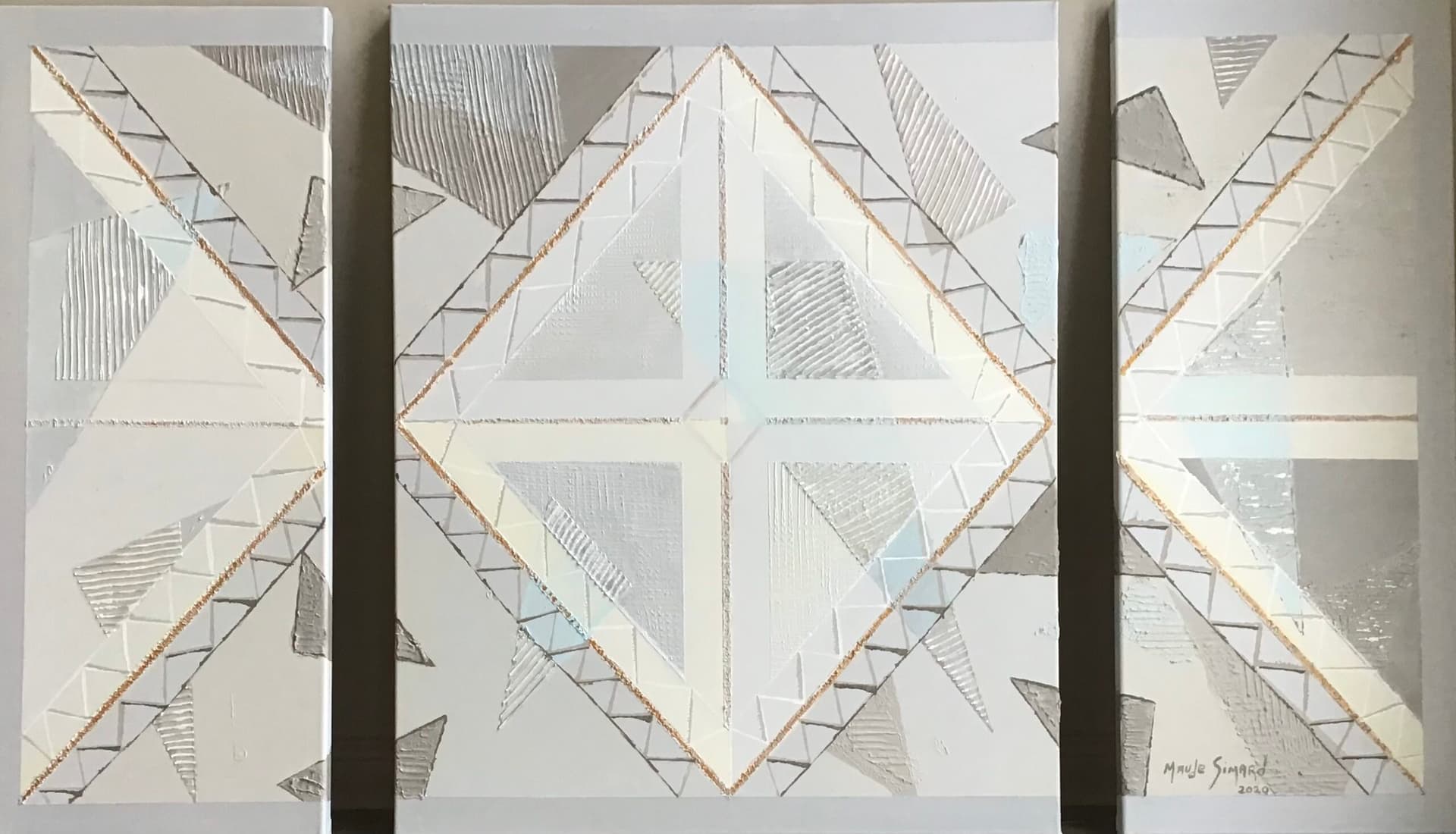 Triptyque   Triangles