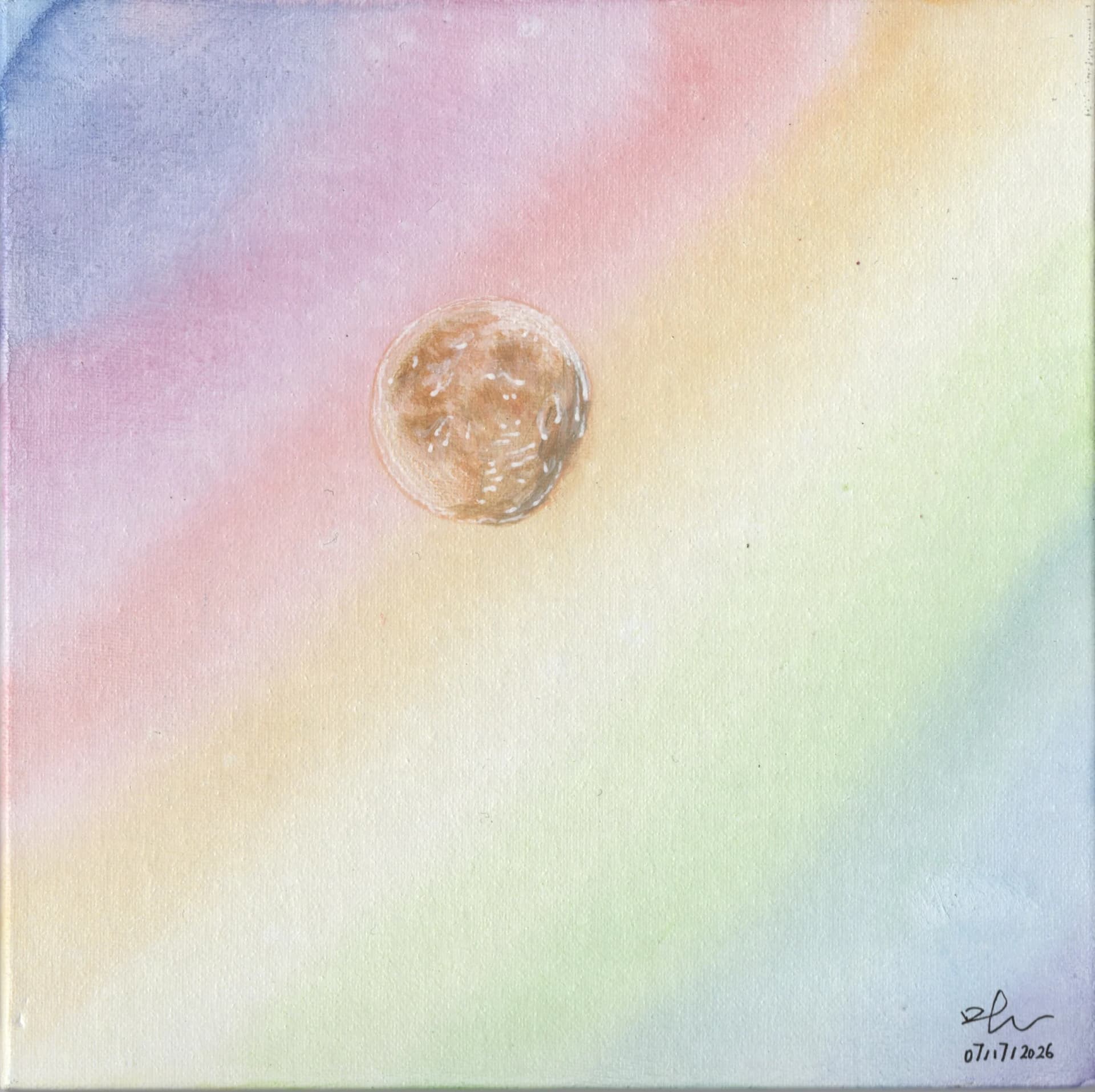 Artist-Rainbow & Moon