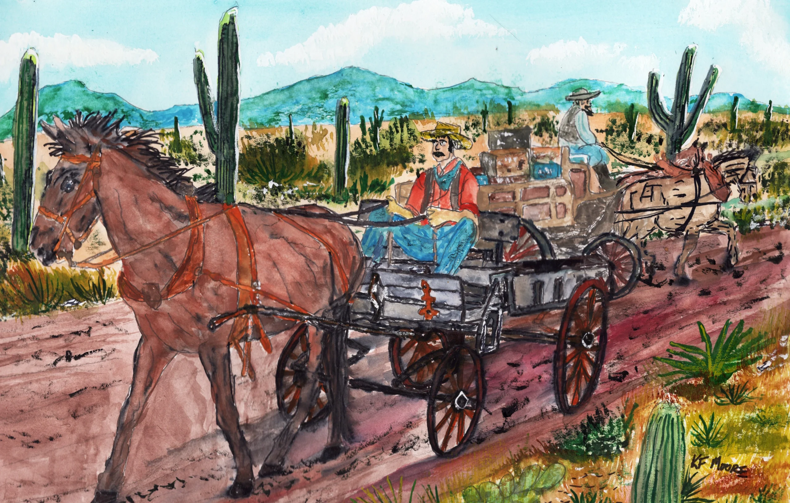 Coming and Going on Cactus Road