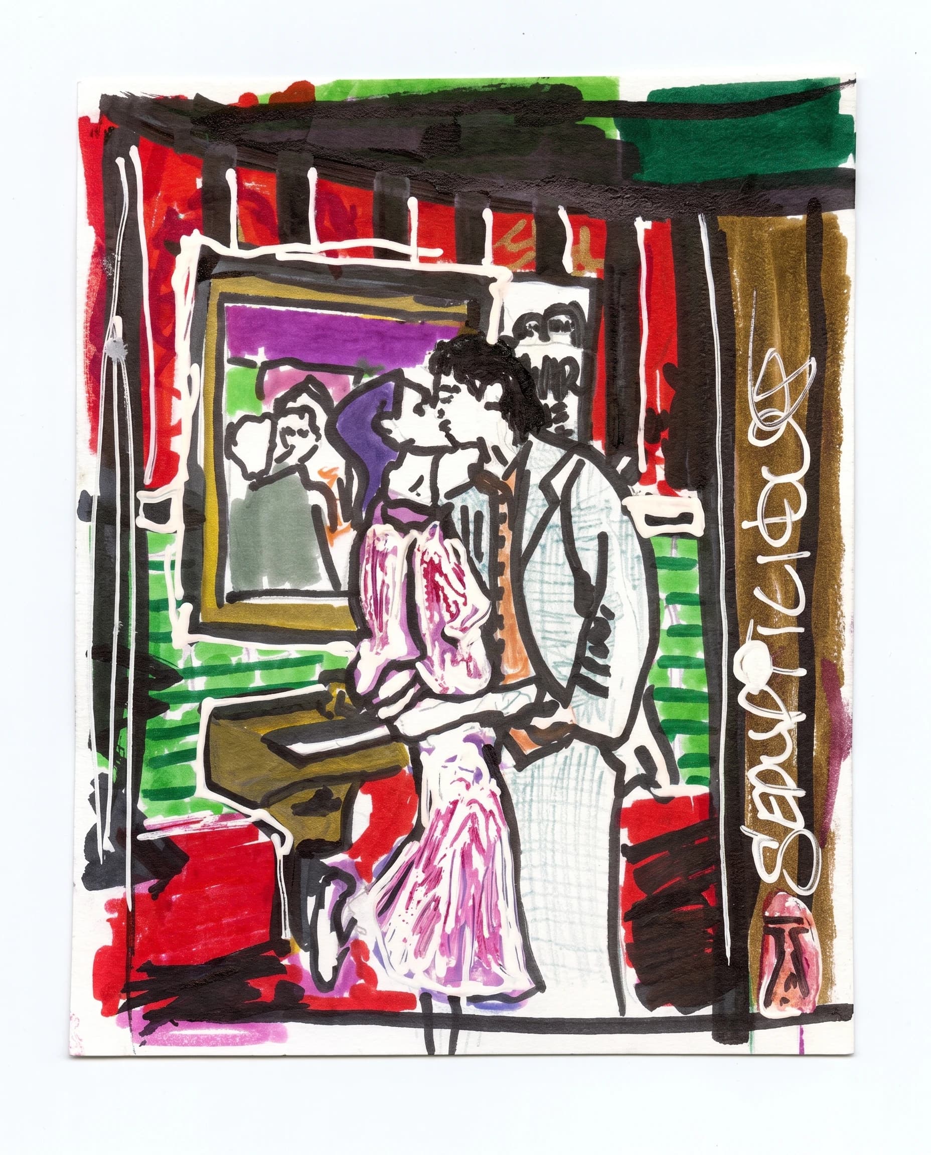 Artist-Borrowed Attention, Carelessly Tender I