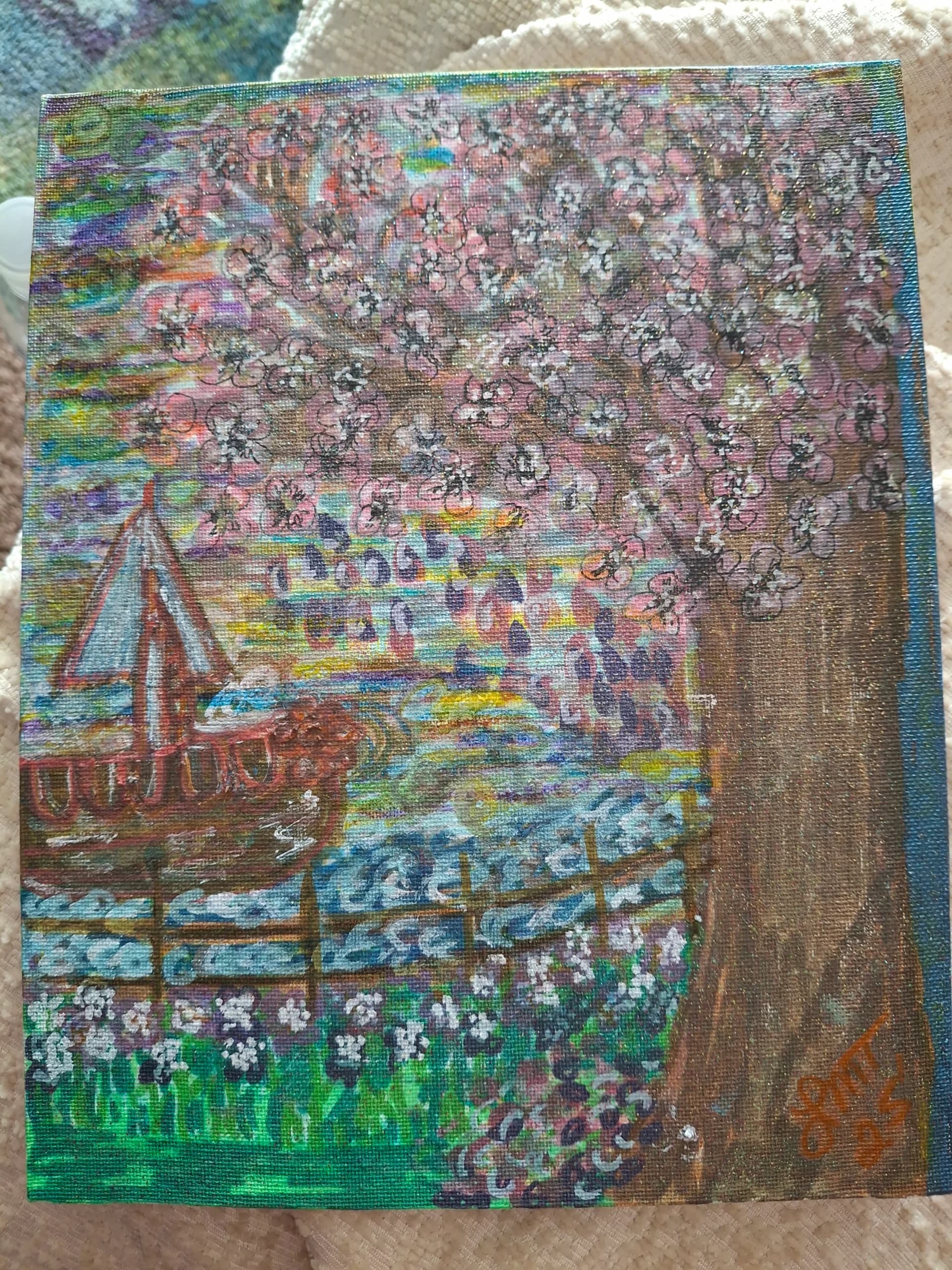 Artist-By the Cherry Blossom Tree