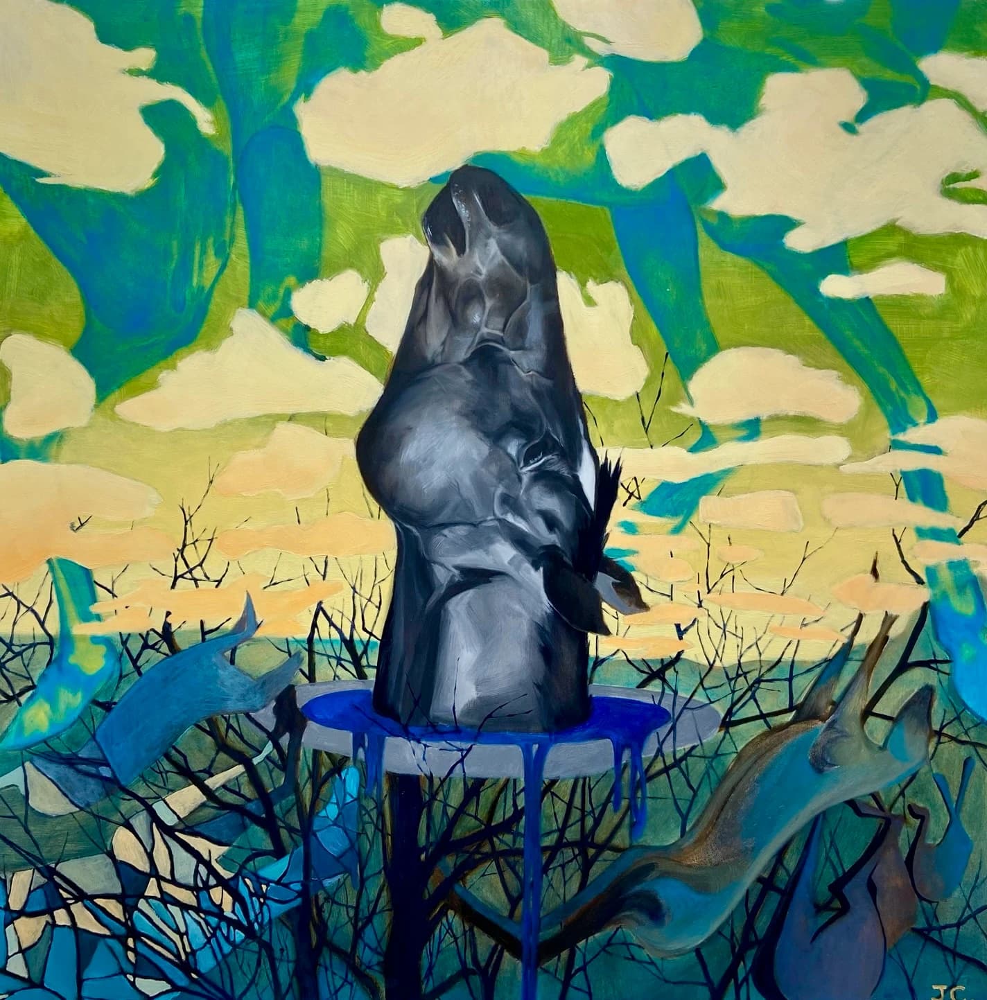 Artist-Horse head