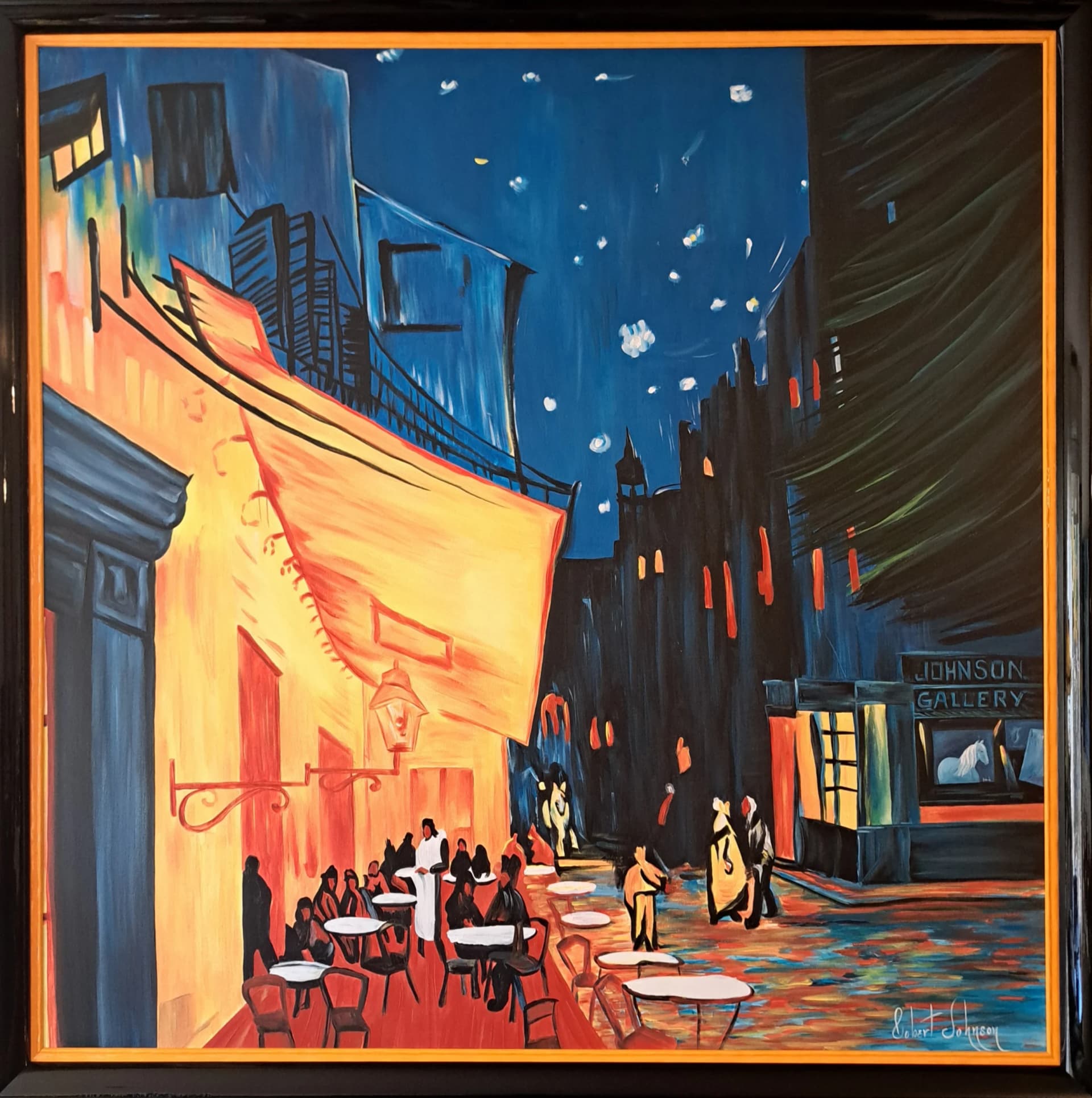 Artist-La terrasse de Vangogh
