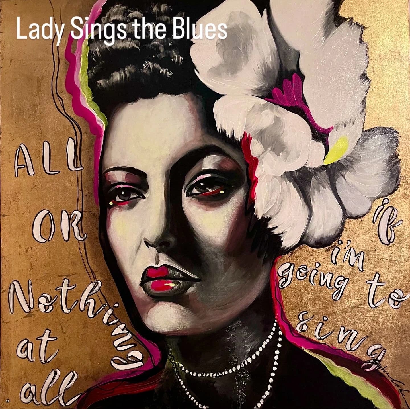 La dame chante le blues