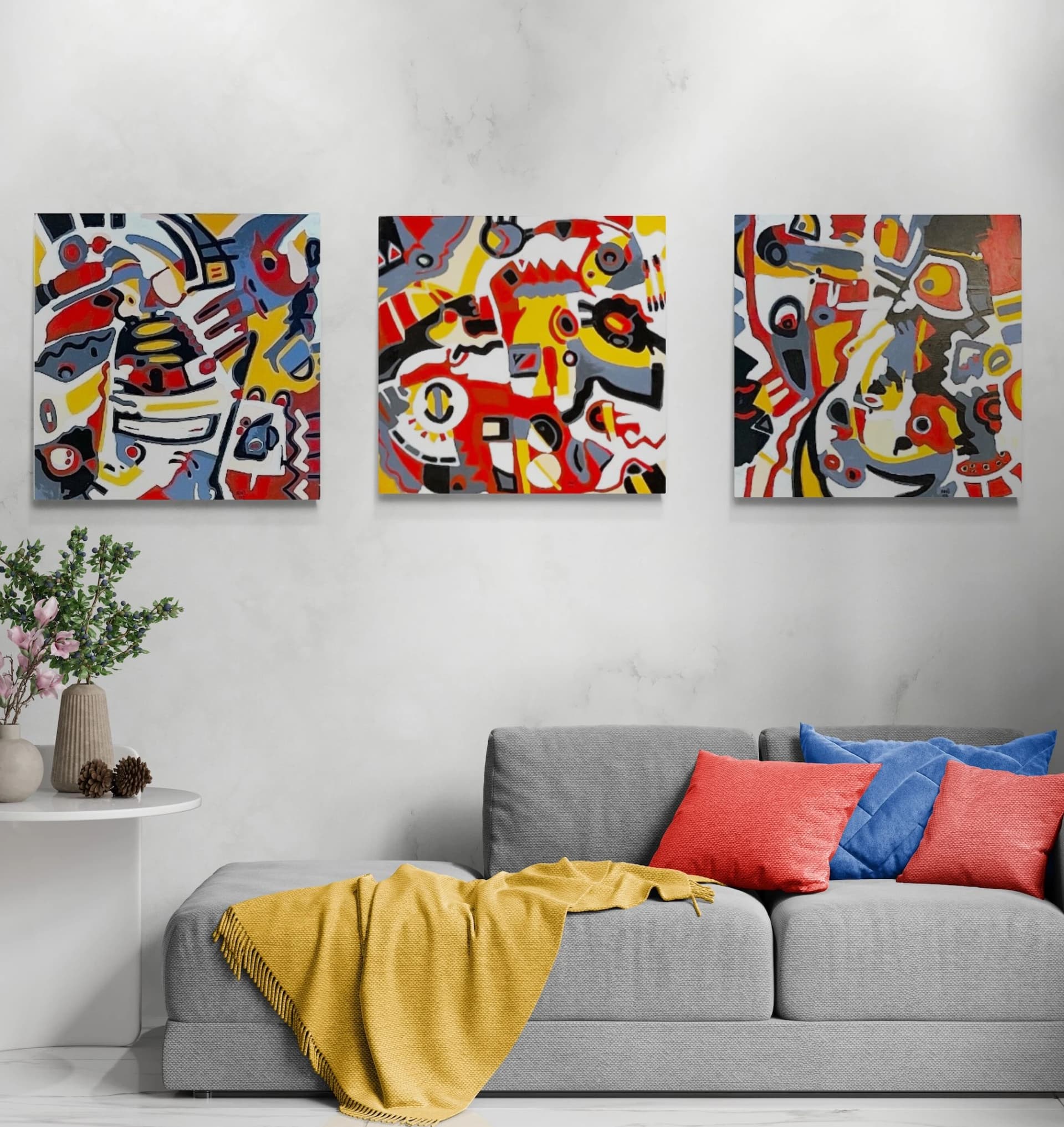 Totem abstrait