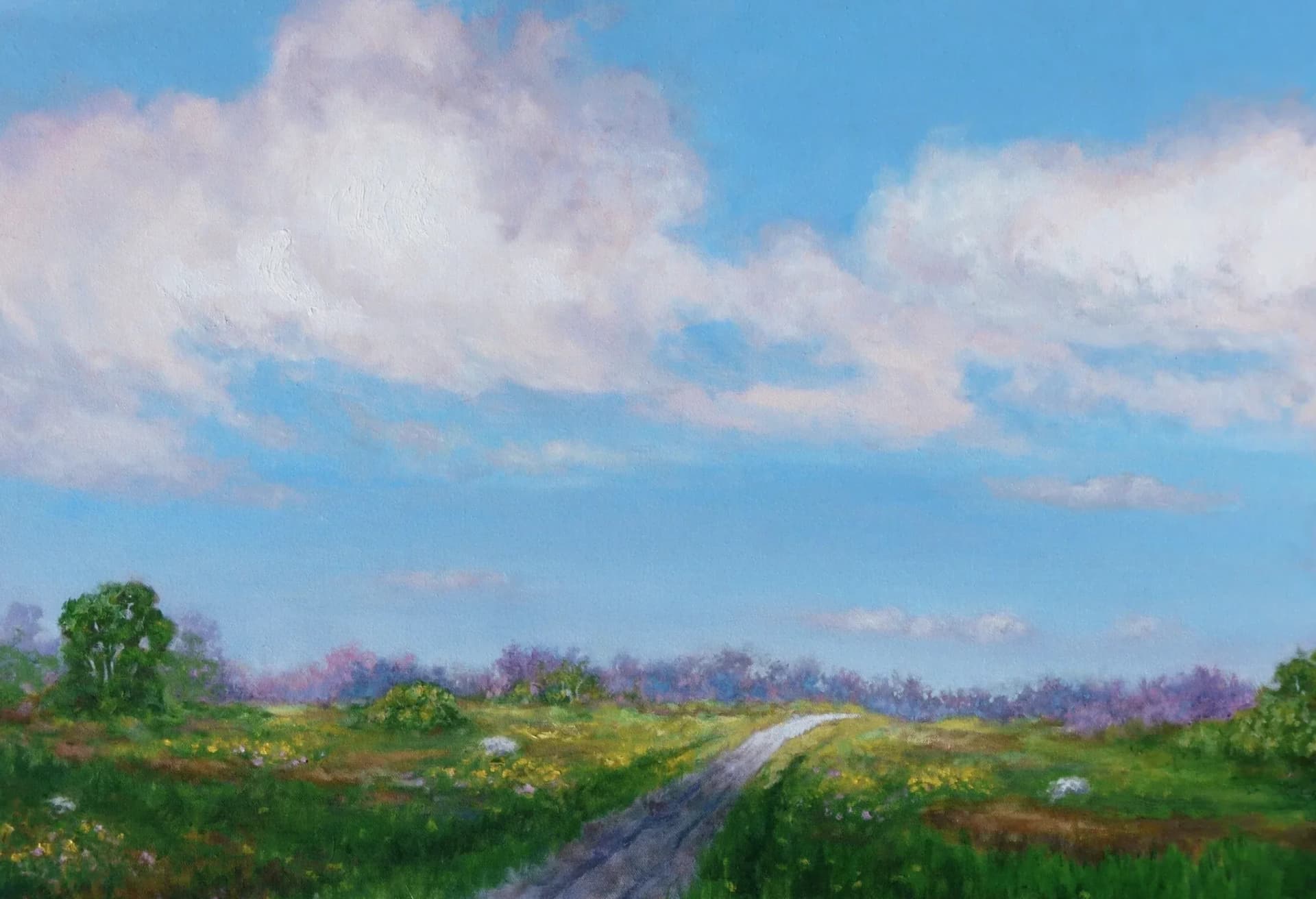 Route de campagne, rame ne moi chez moi