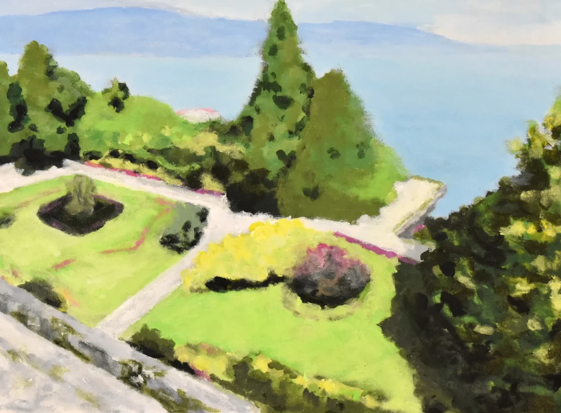 Summer Garden by Lake Maggiore