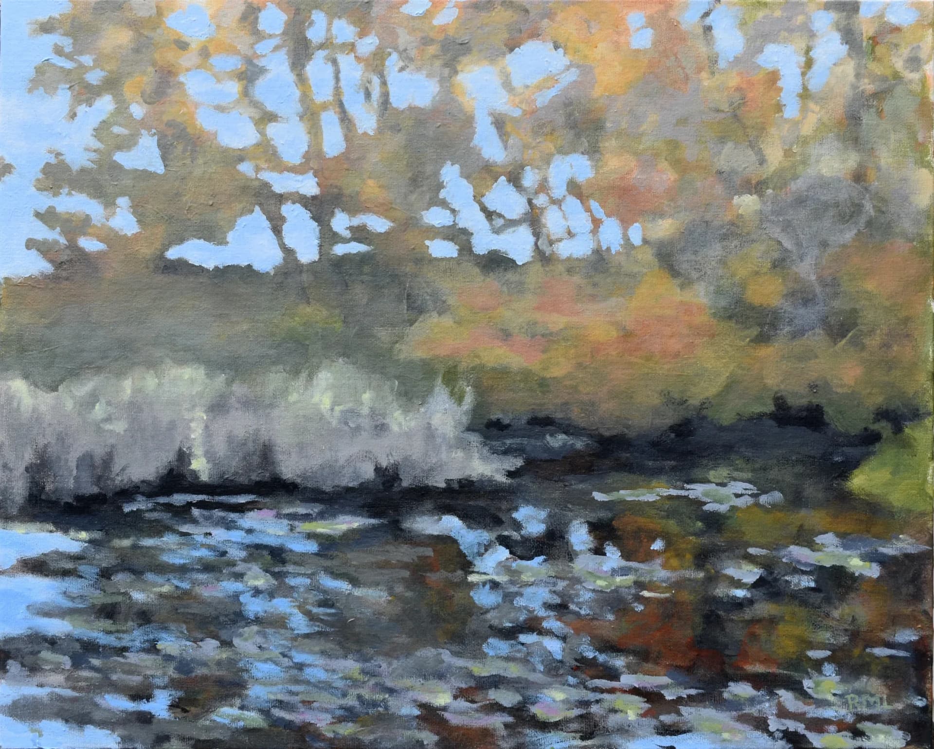 Farm Pond in Fall No. 2