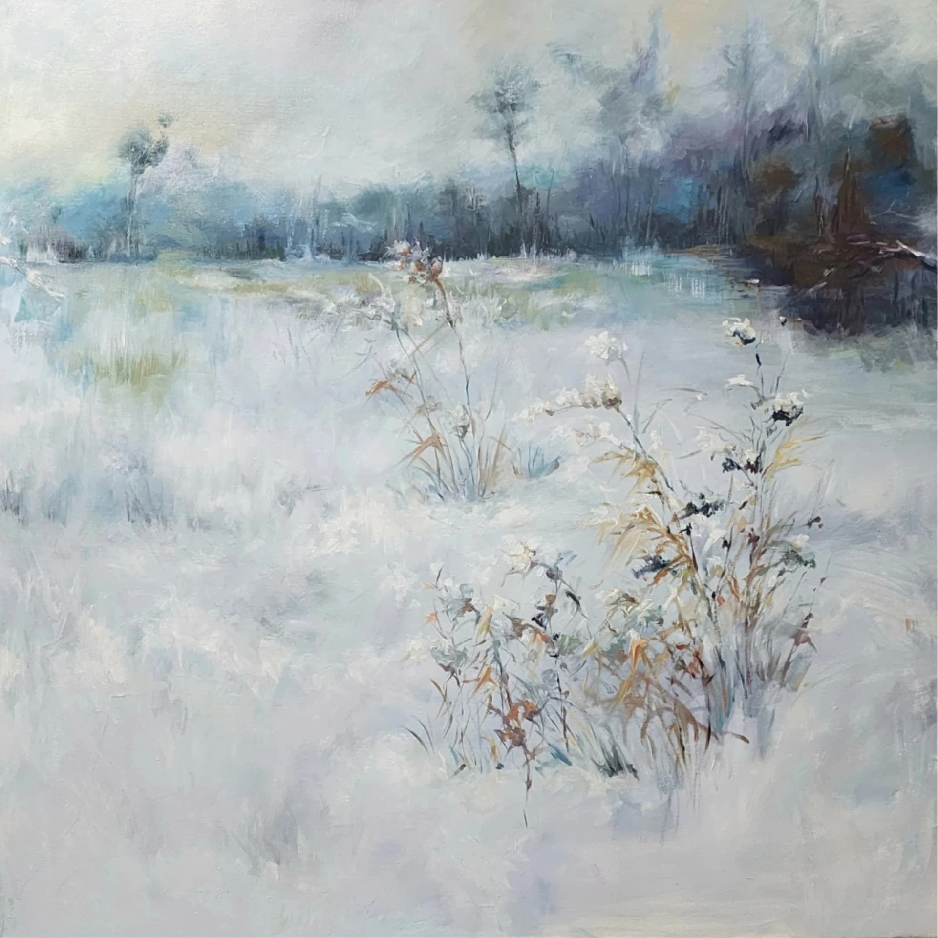 Artist-scène de neige