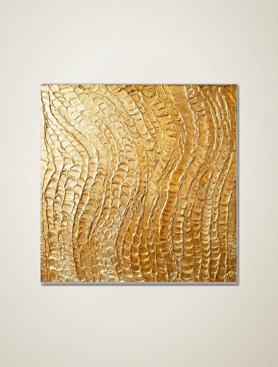 Artist-Crocodile de lignes d'or