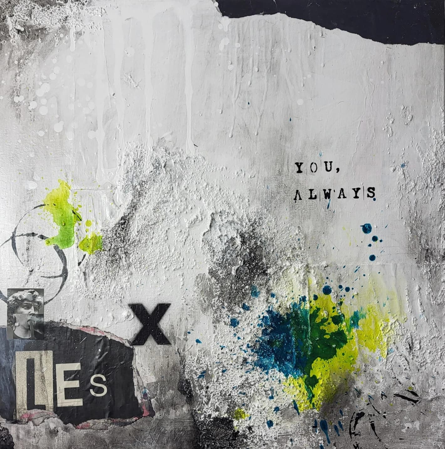 YOU, ALWAYS – Peinture abstraite urbaine originale | Alexandra Lev Art