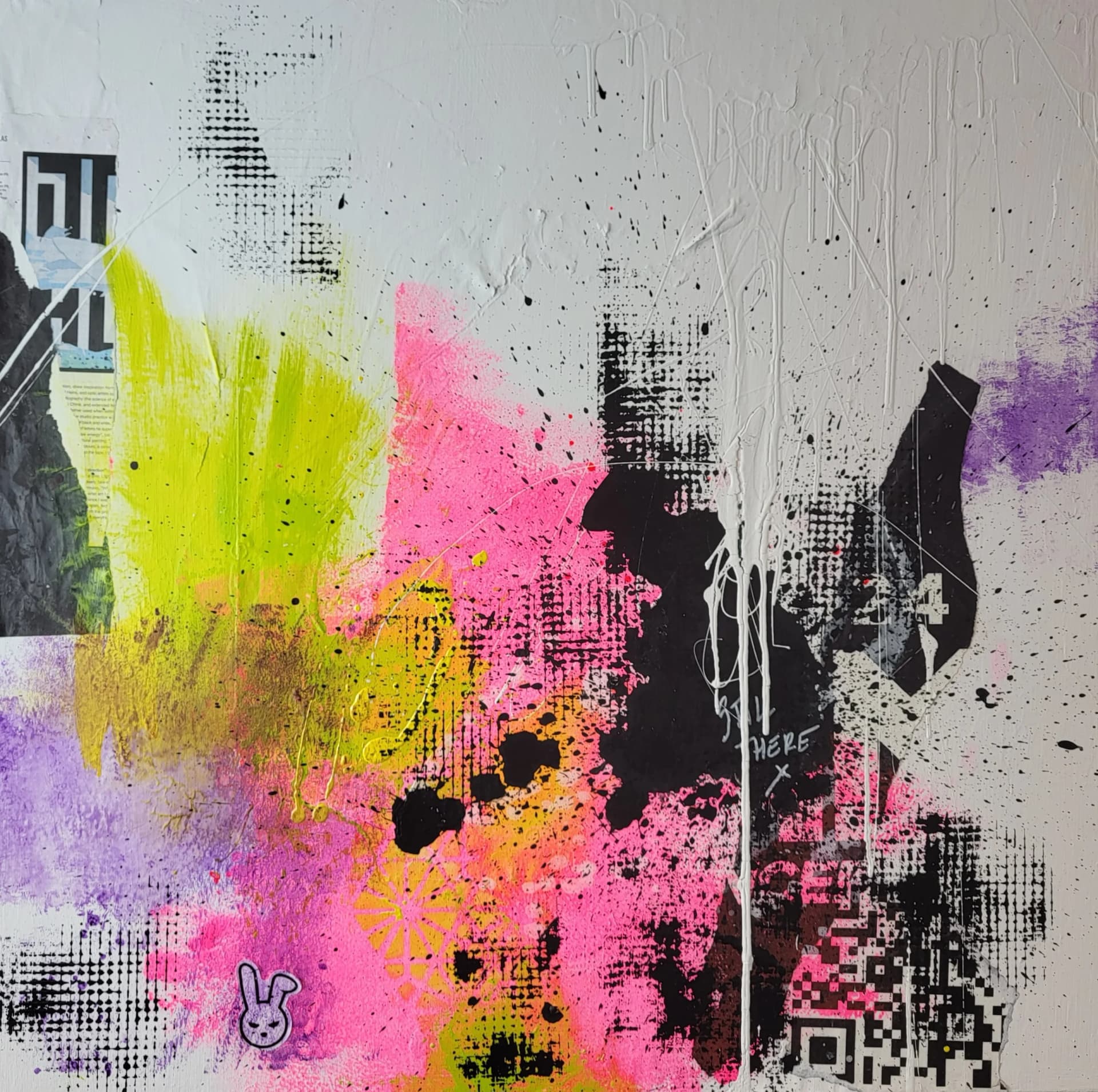 STILL THERE – Original Urban Abstract Painting | Alexandra Lev Art