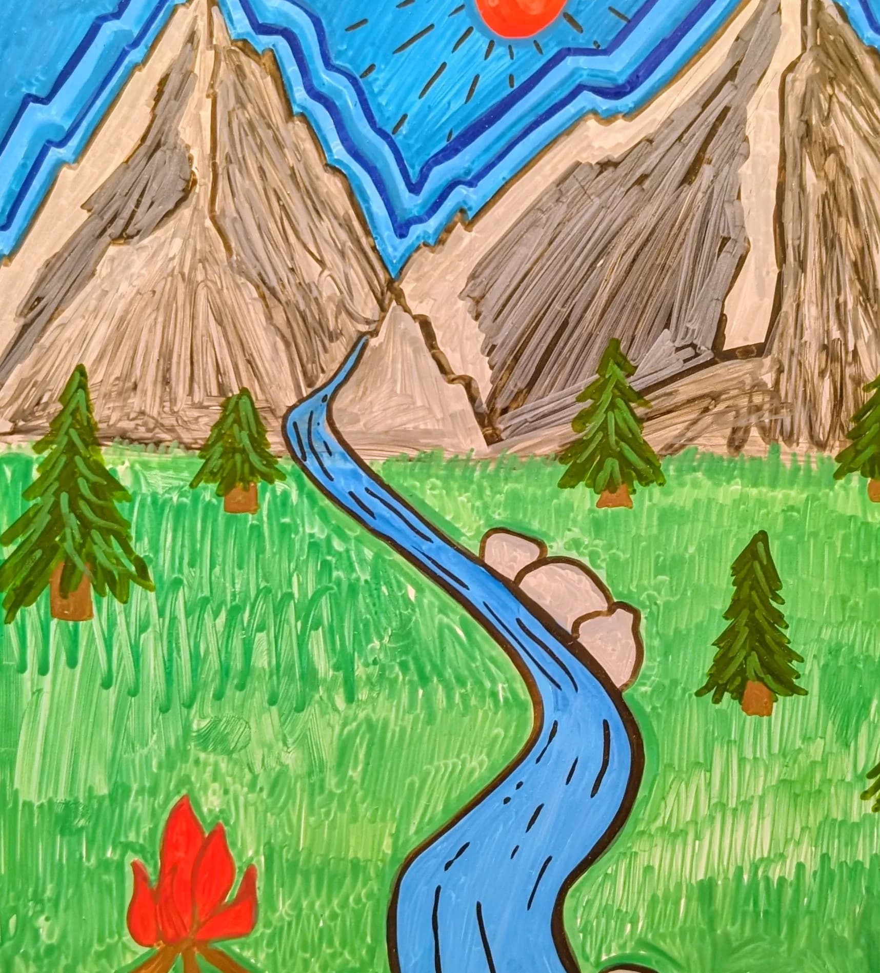 Going to the mountains...